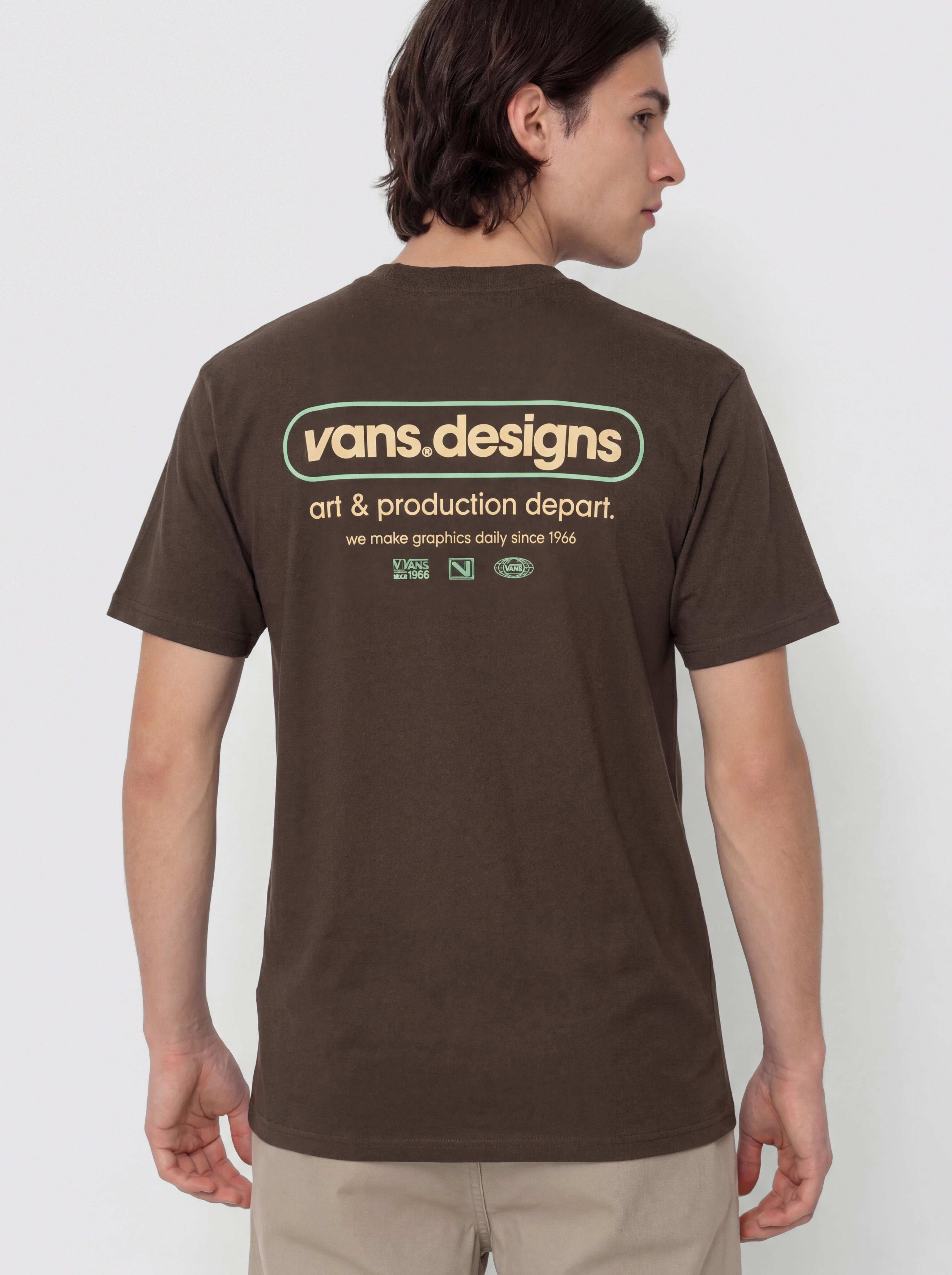 Tricou Vans Art Production (coal brown)