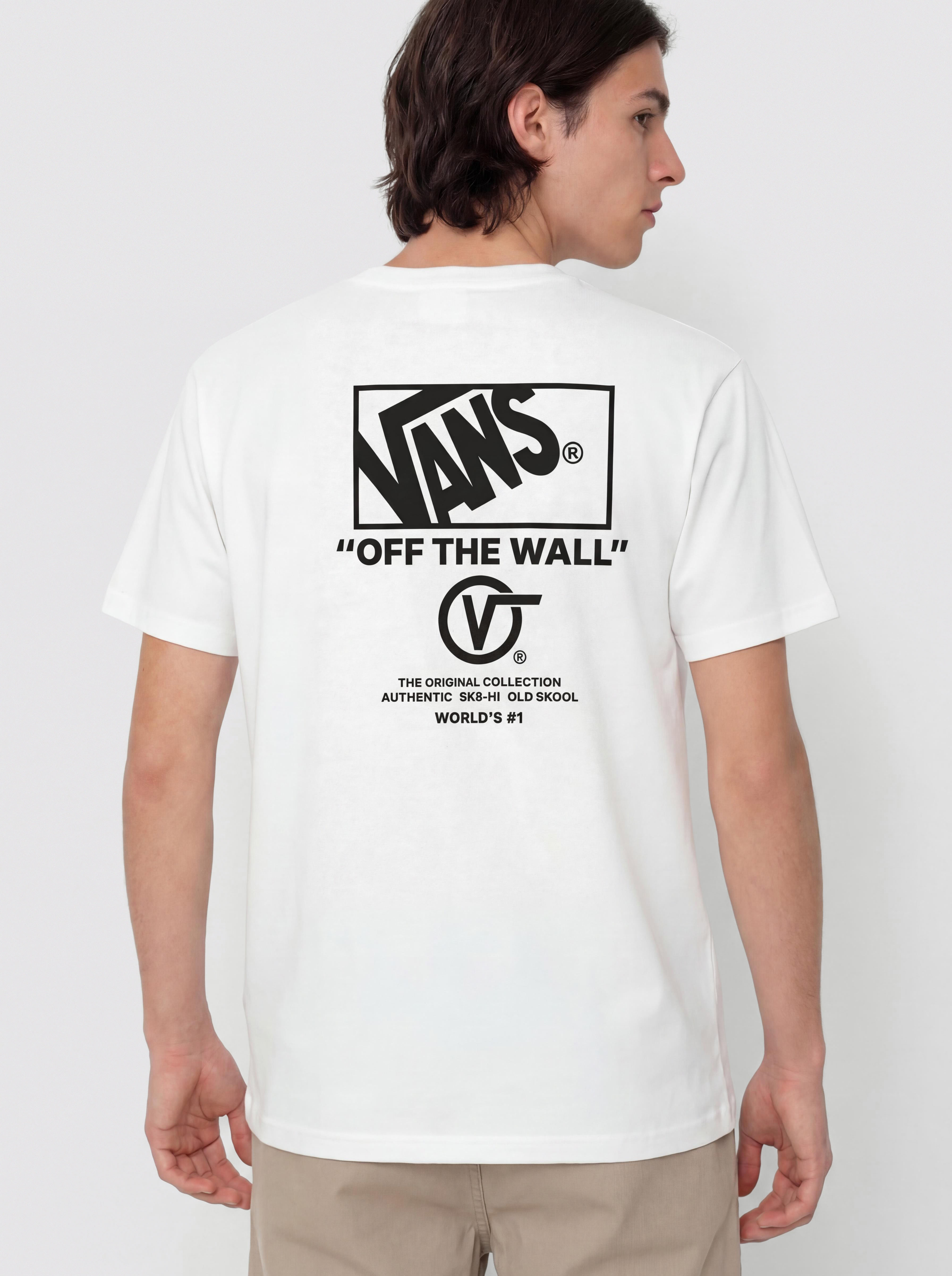 Tricou Vans Stacked Hi (white)