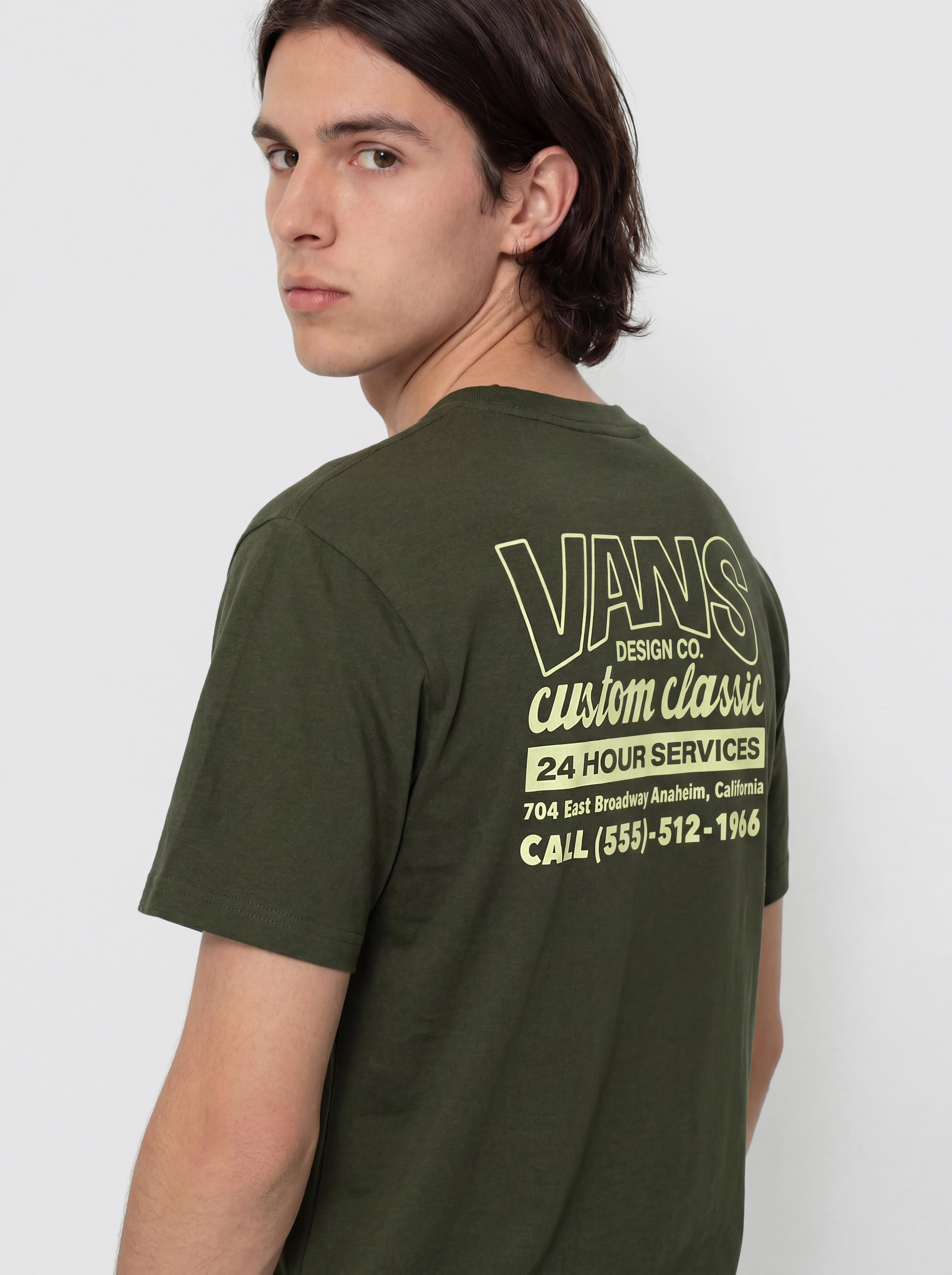 Tricou Vans Shop Front (dried kelp)