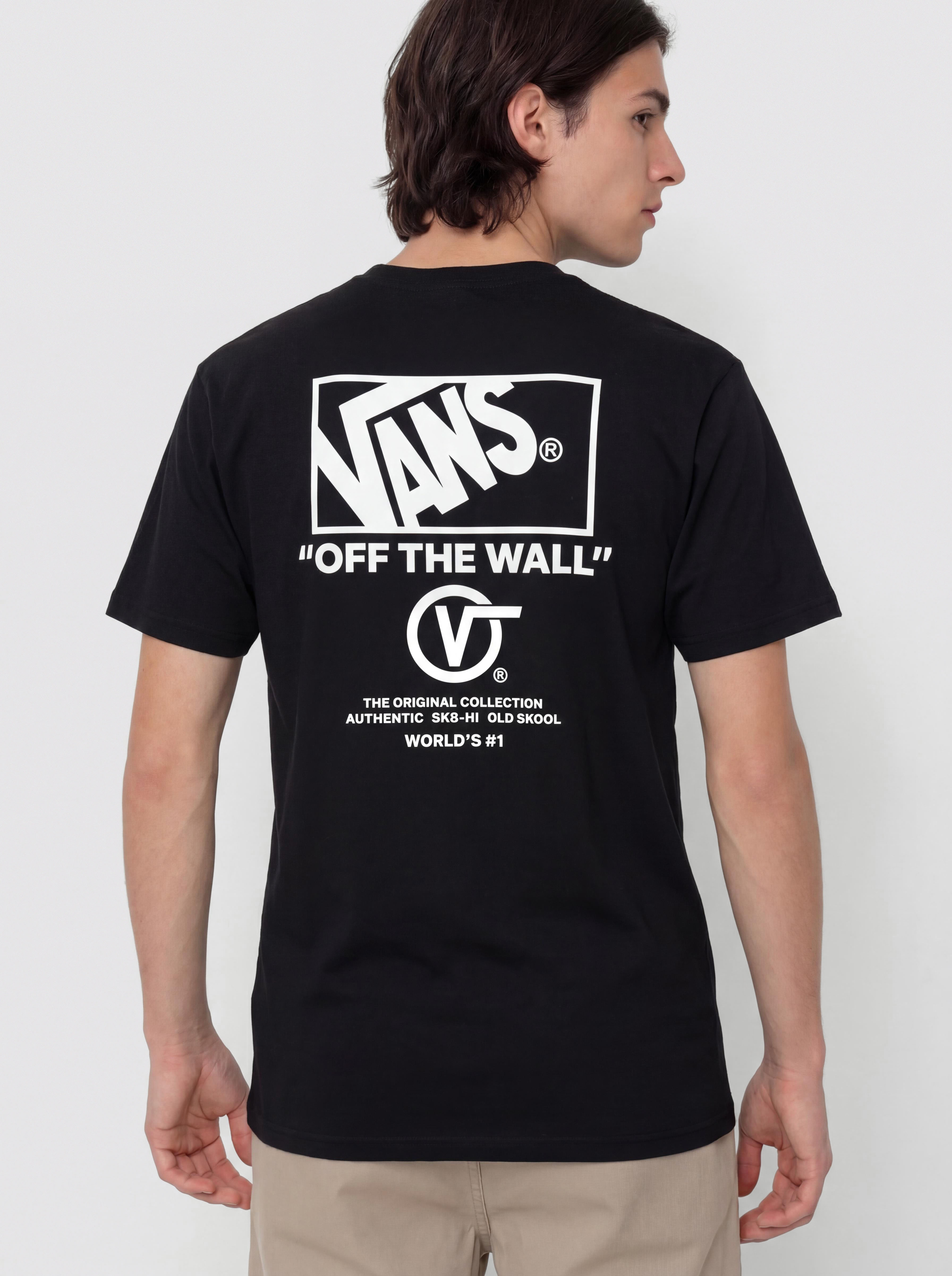 Tricou Vans Stacked Hi (black)