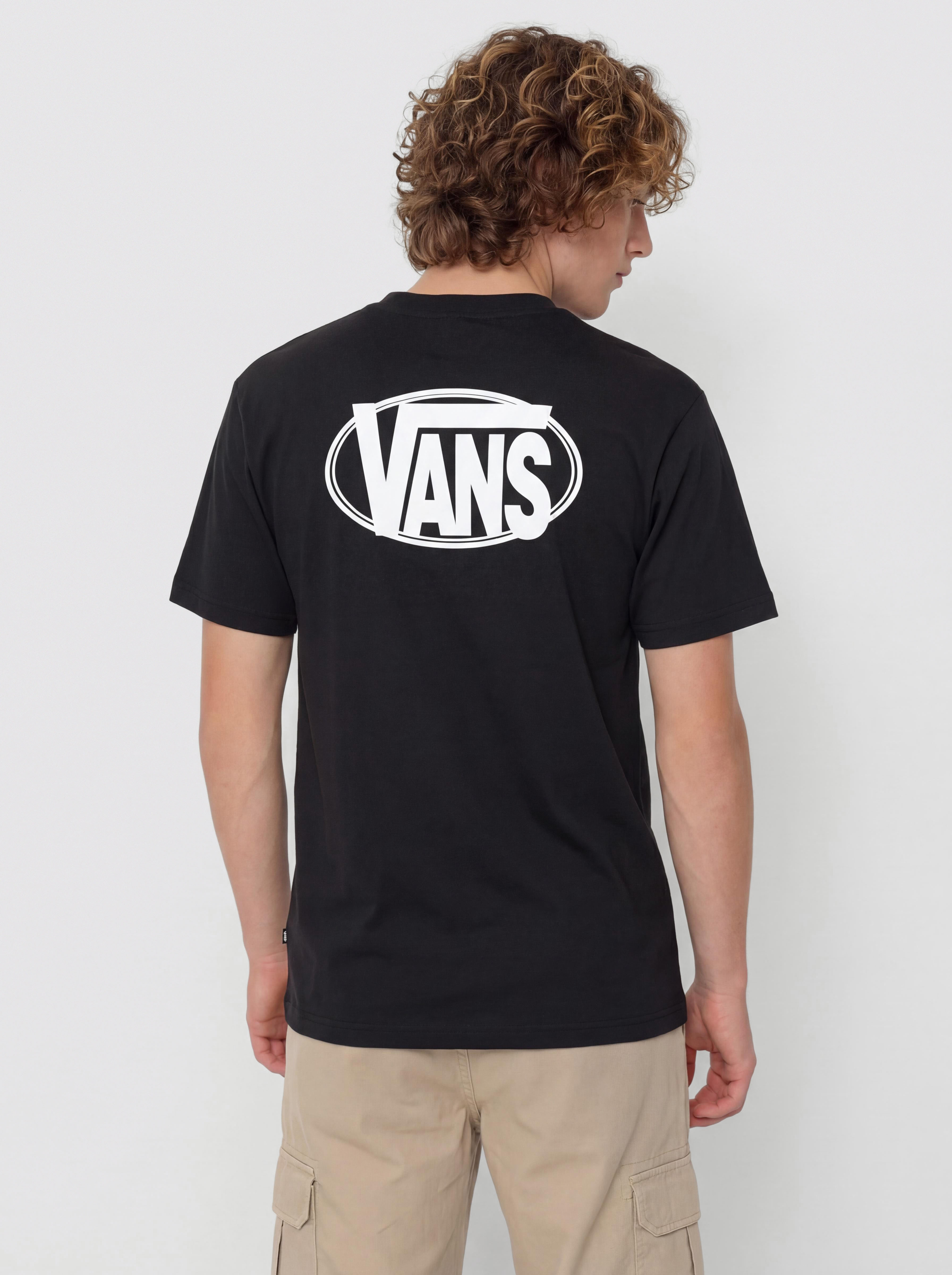 Tricou Vans Oval Logo Loose (black)
