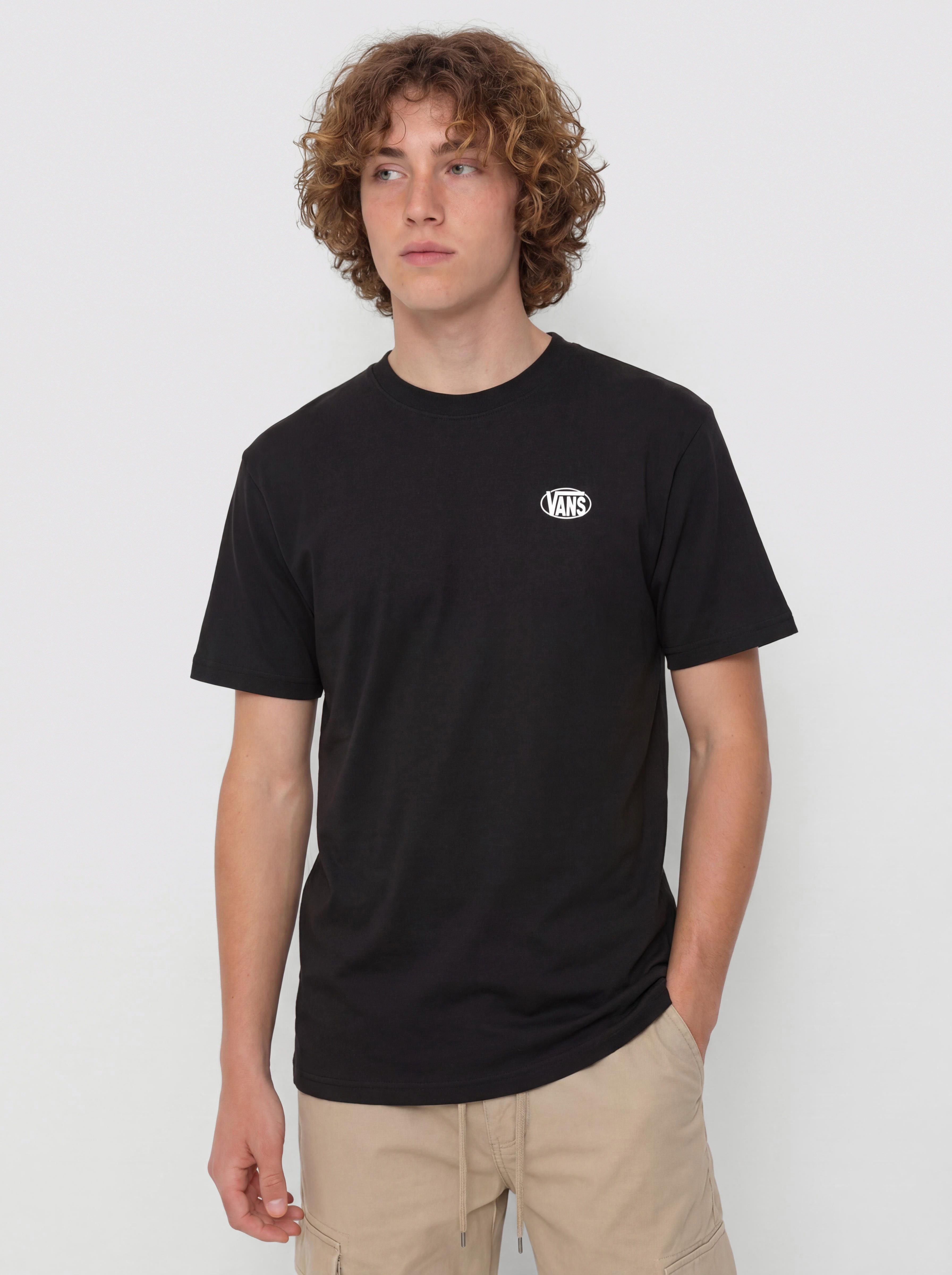 Tricou Vans Oval Logo Loose (black)