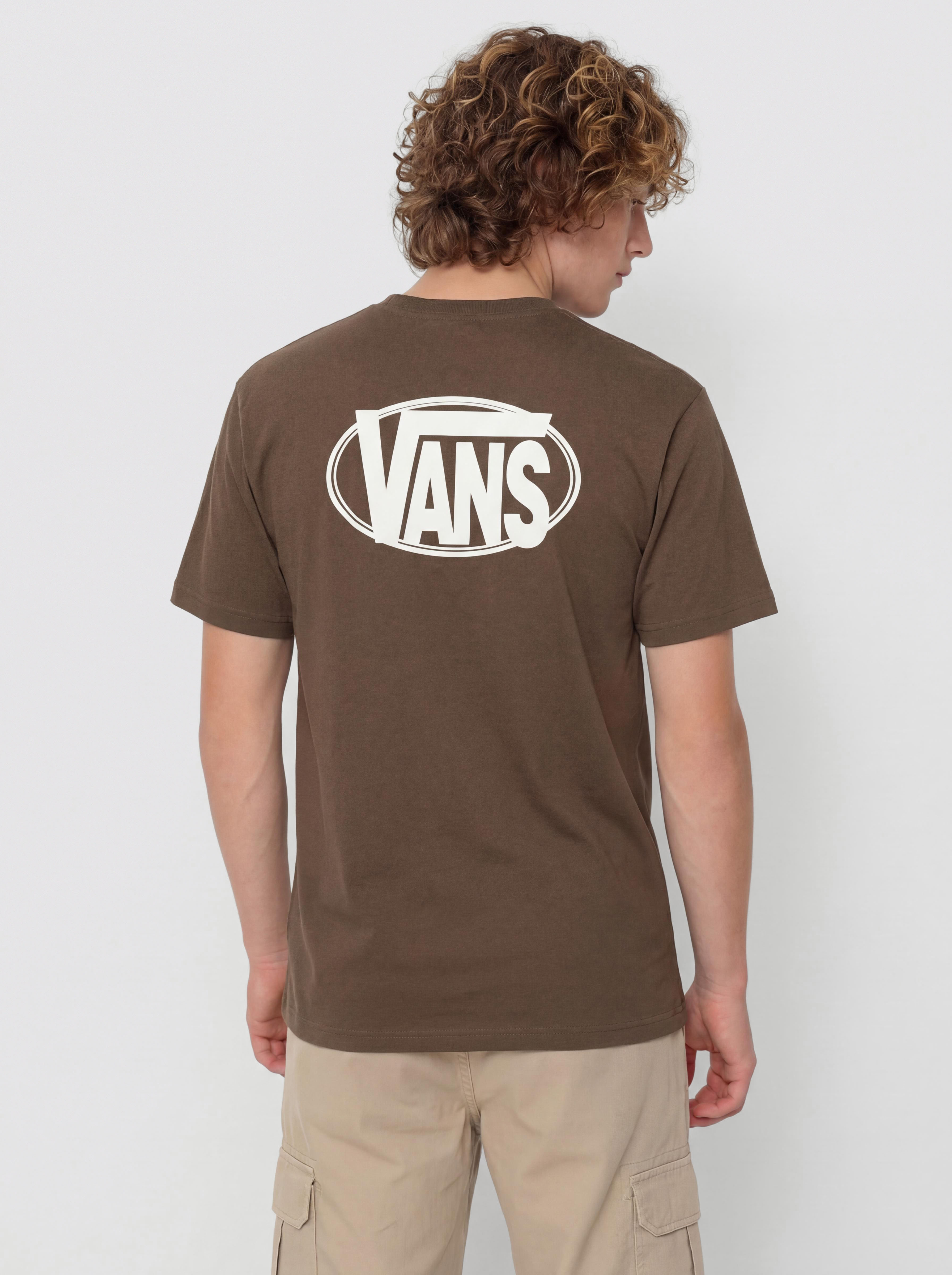 Tricou Vans Oval Logo Loose (vintage cocoa)