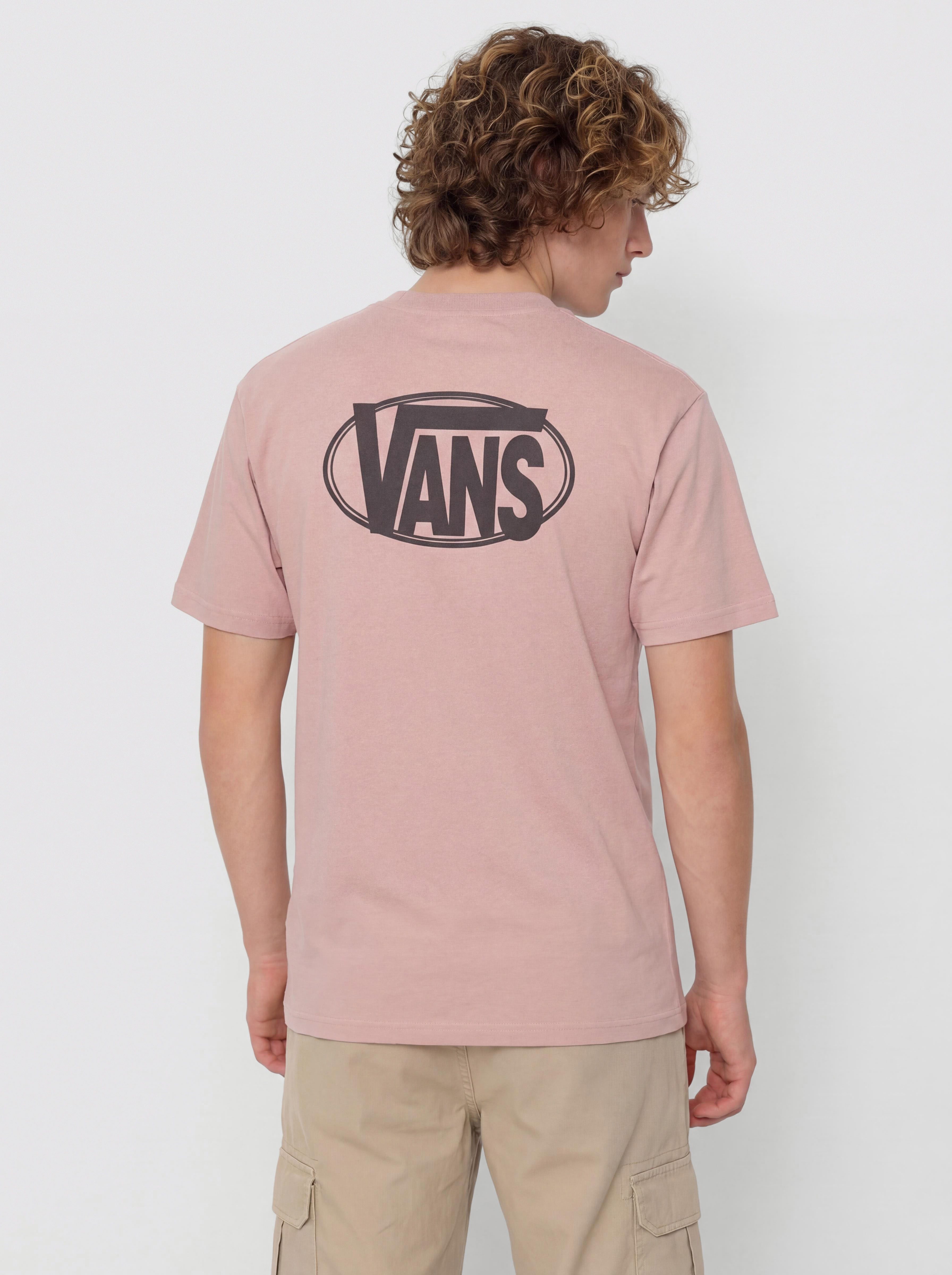 Tricou Vans Oval Logo Loose (misty mauve)