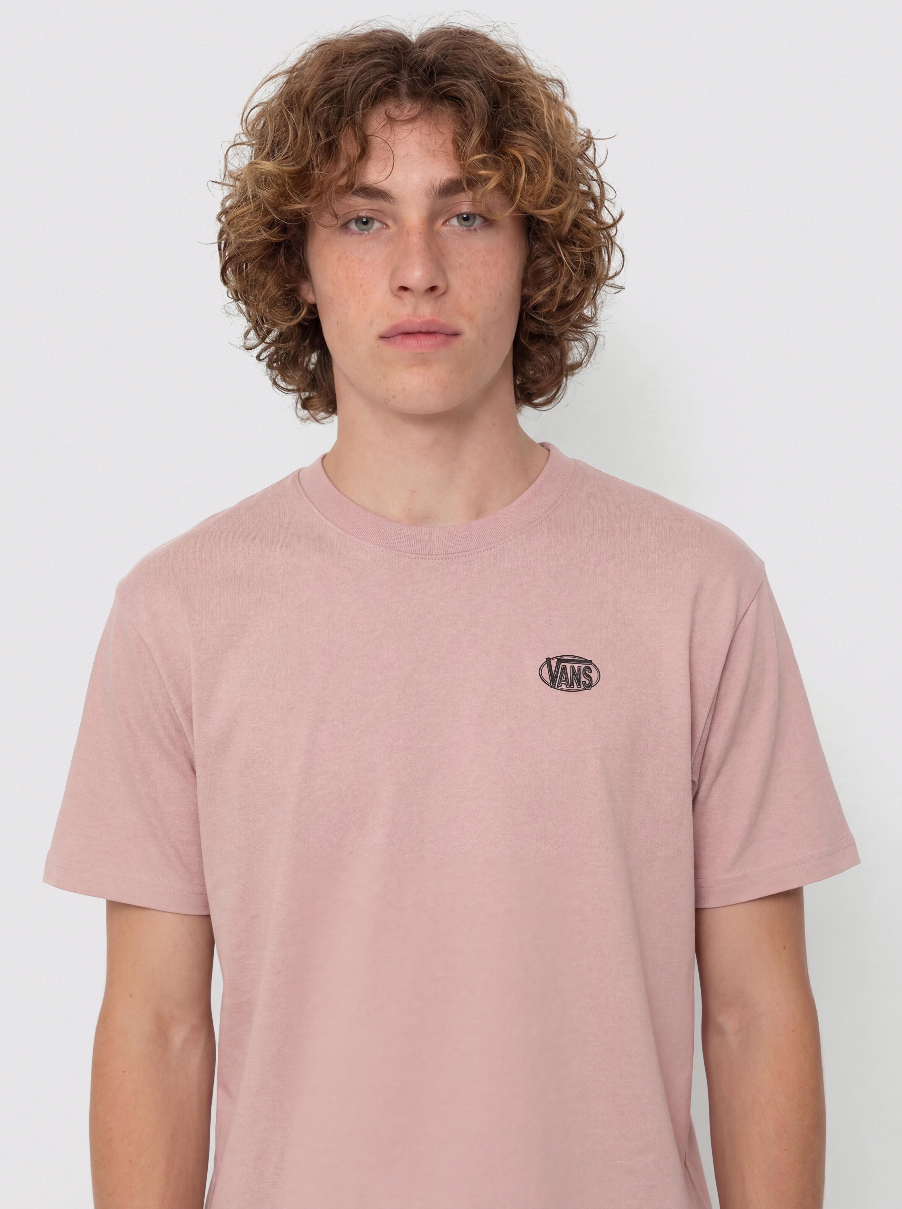 Tricou Vans Oval Logo Loose (misty mauve)