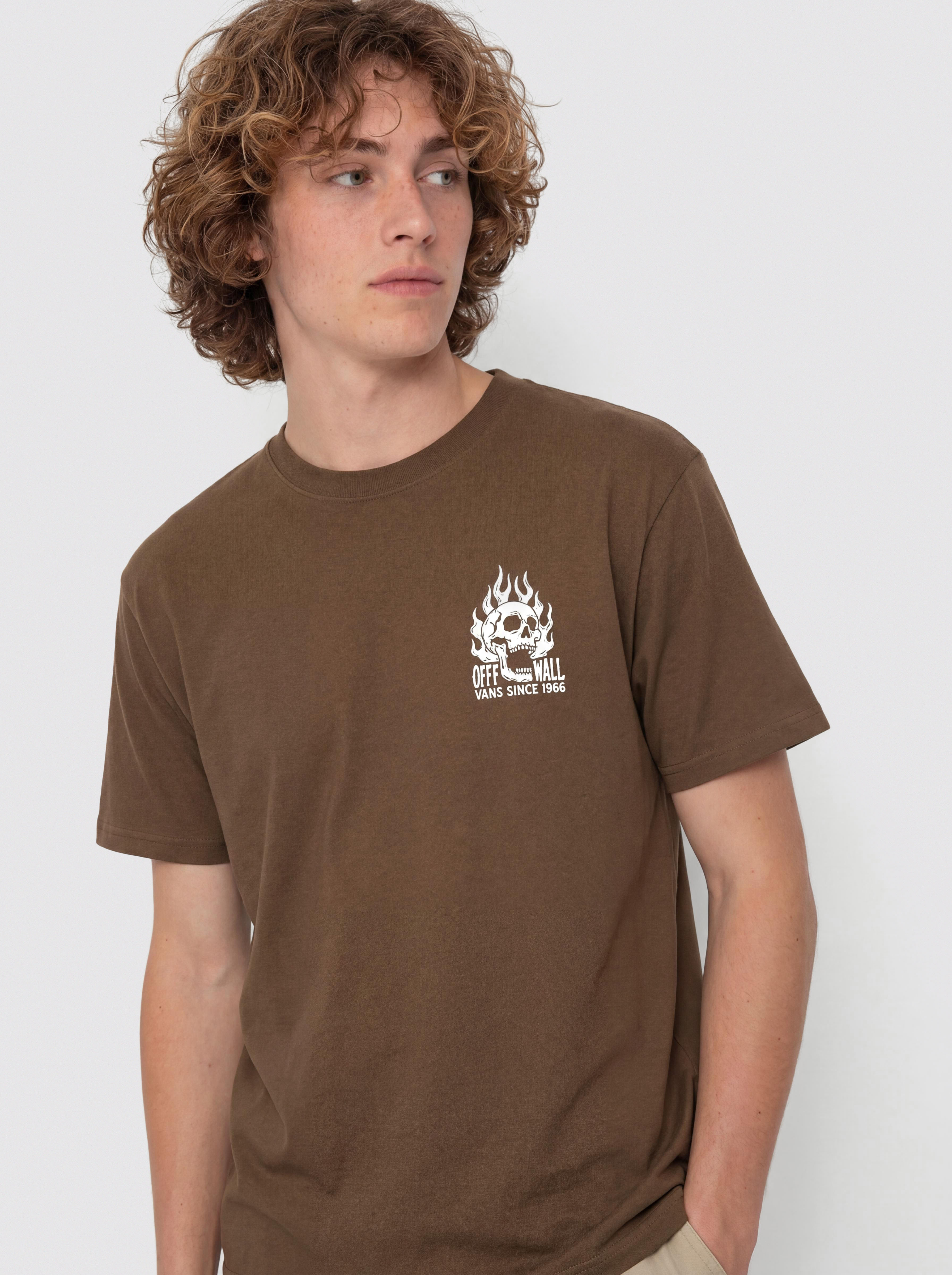 Tricou Vans Off The Wall Fever (vintage cocoa)