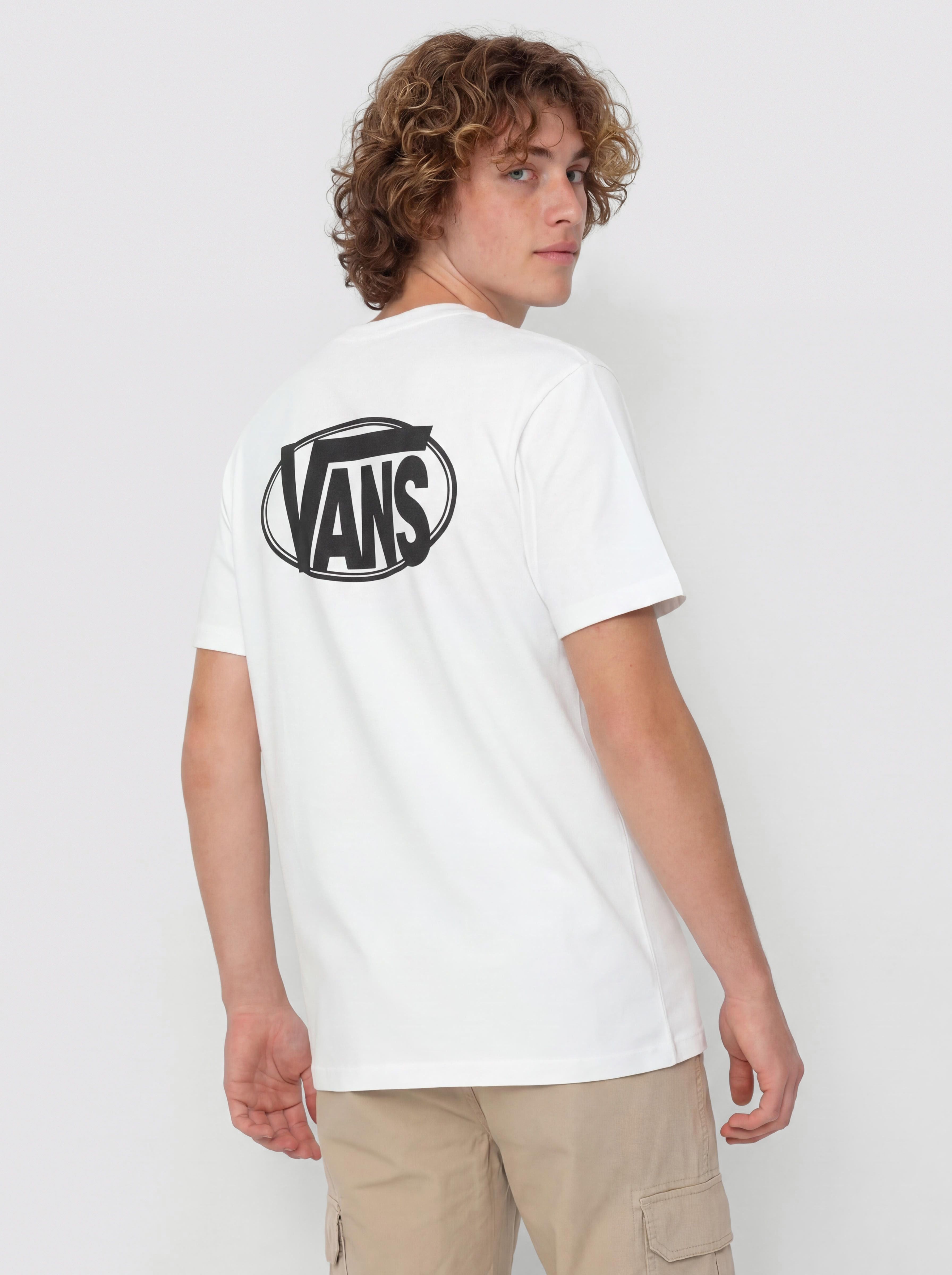Tricou Vans Oval Logo Loose (white)