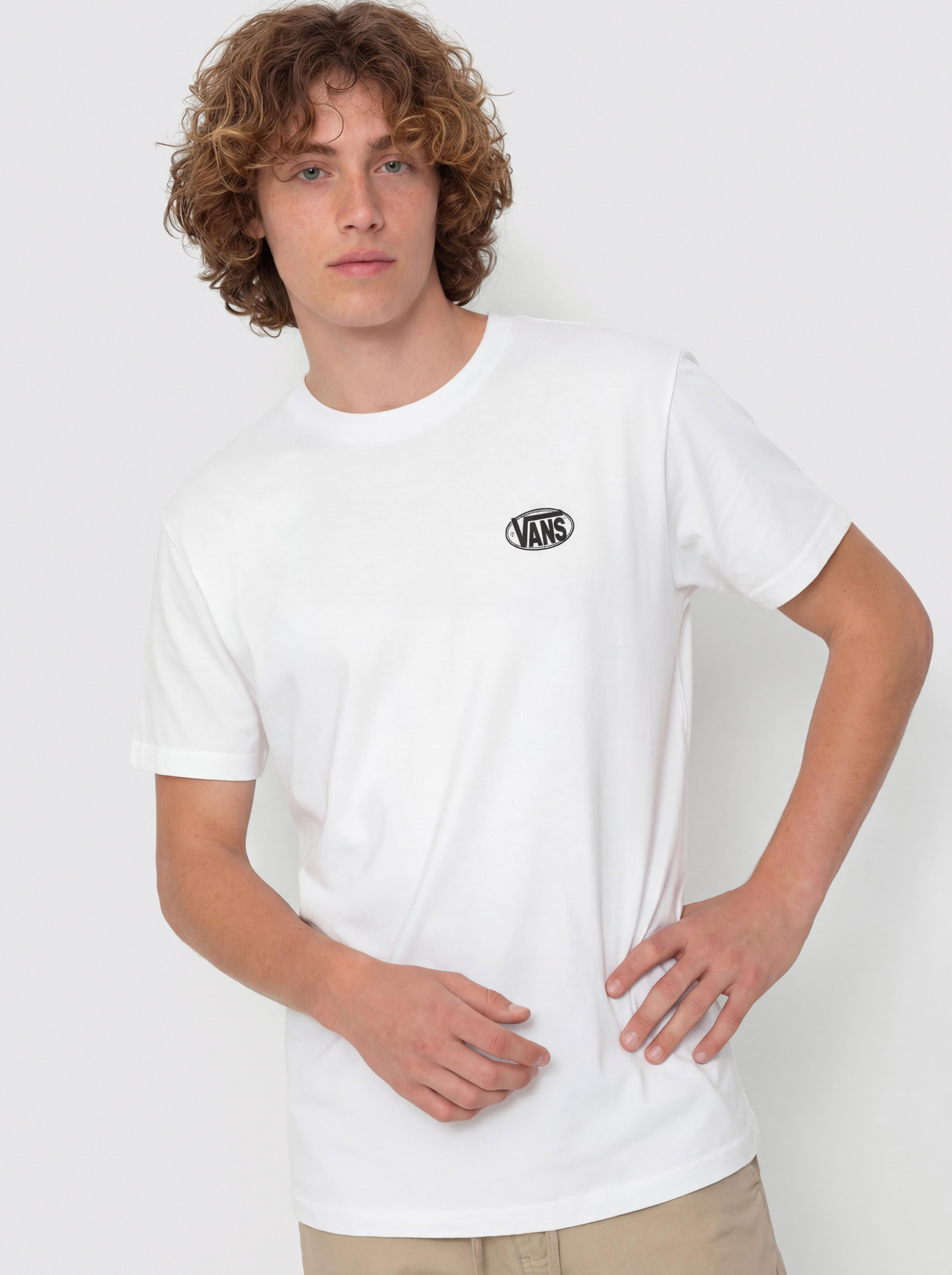 Tricou Vans Oval Logo Loose (white)