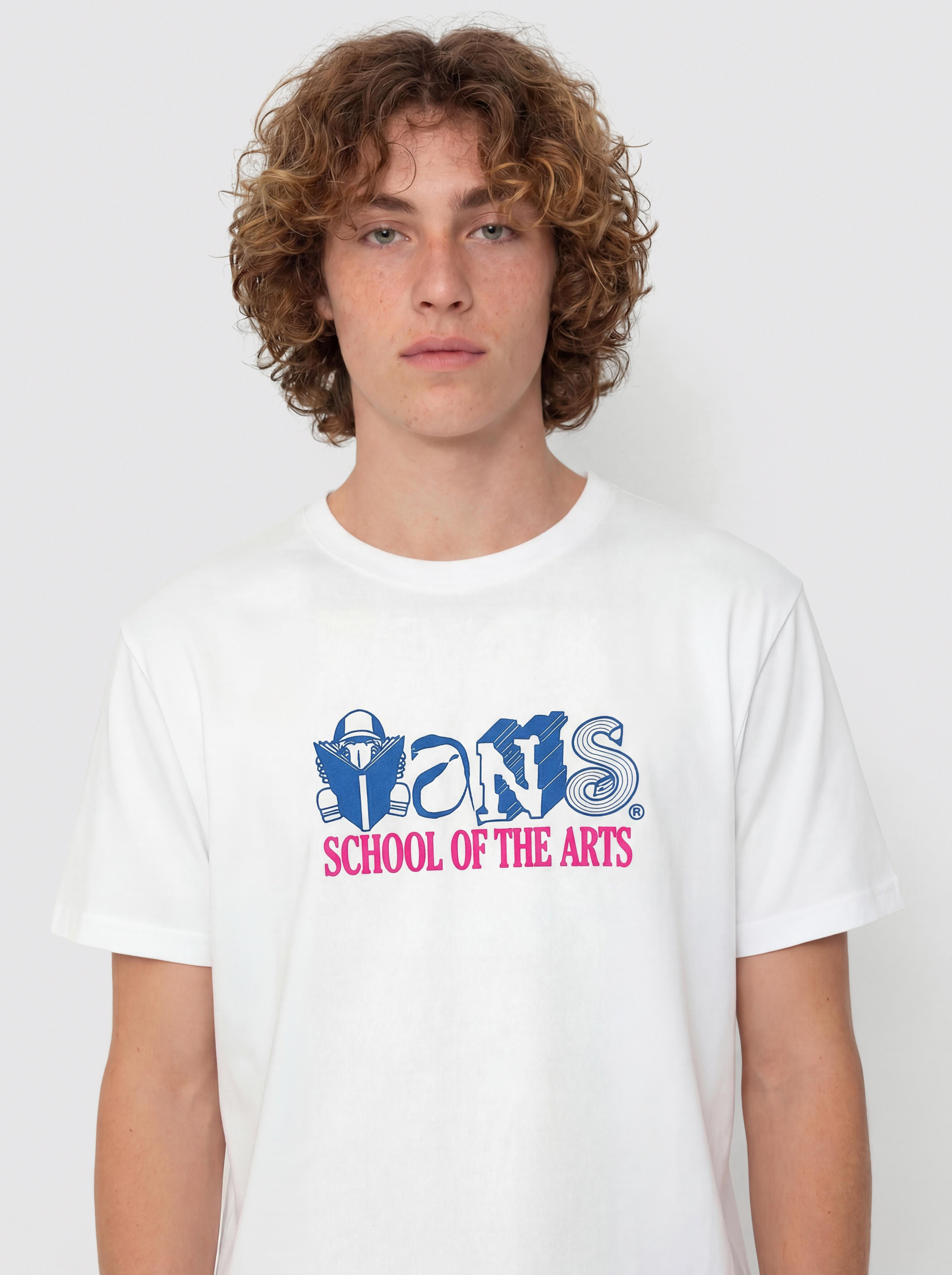 Tricou Vans Art Skool (white)