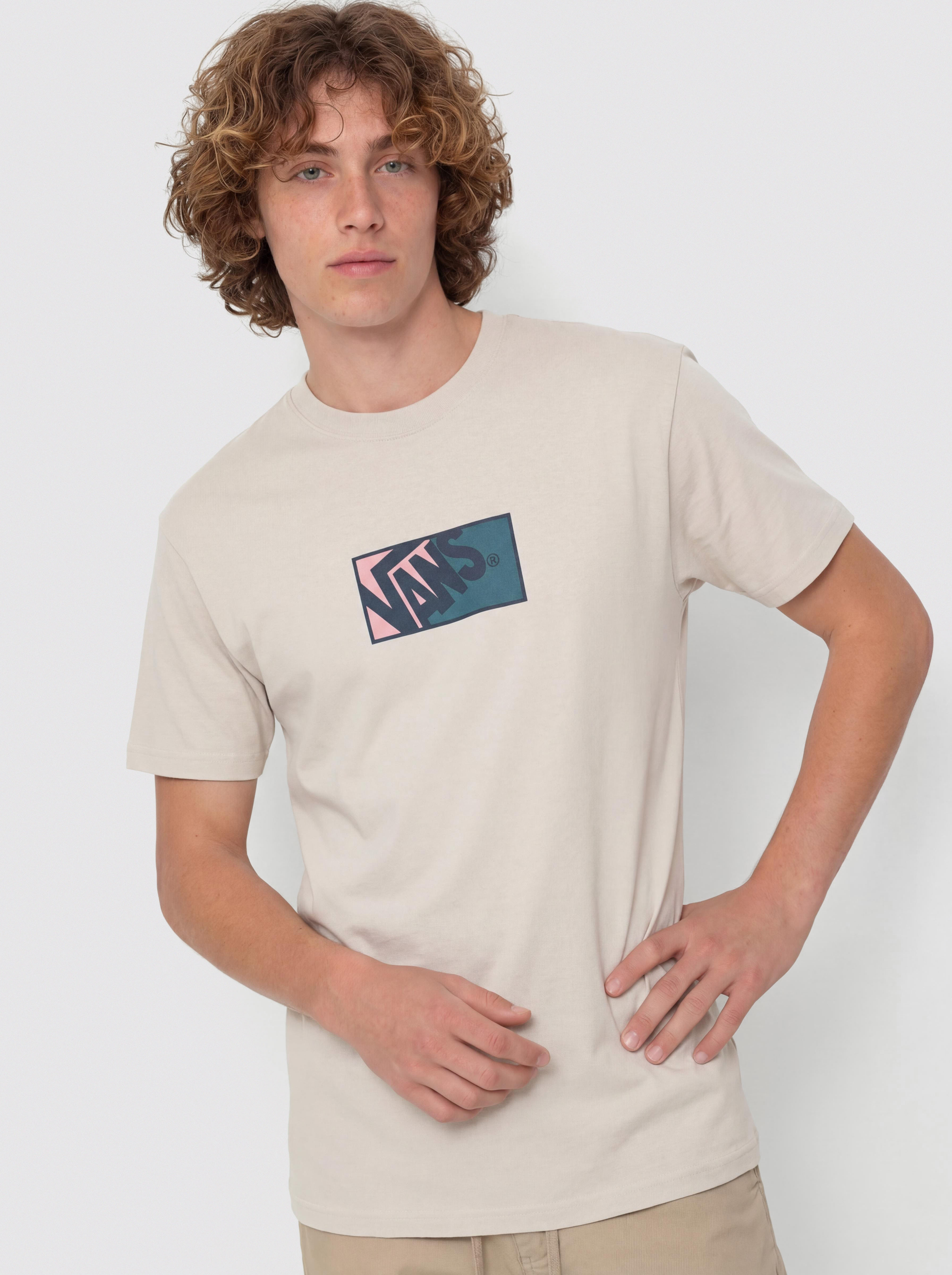 Tricou Vans Original Standards Blocked Box (taupe mist)