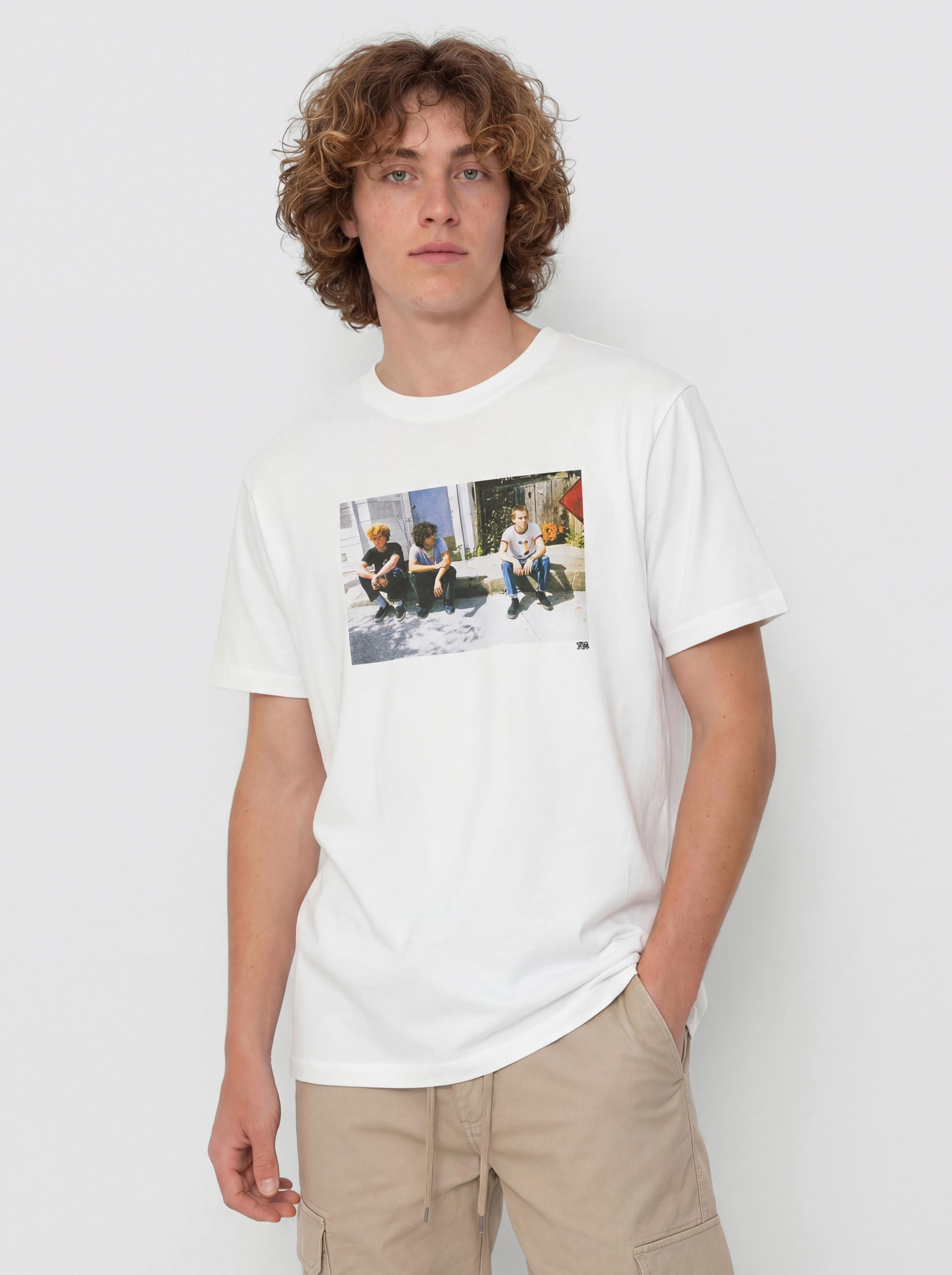 Tricou Vans Skate Atiba Haze Curb Crew (white)