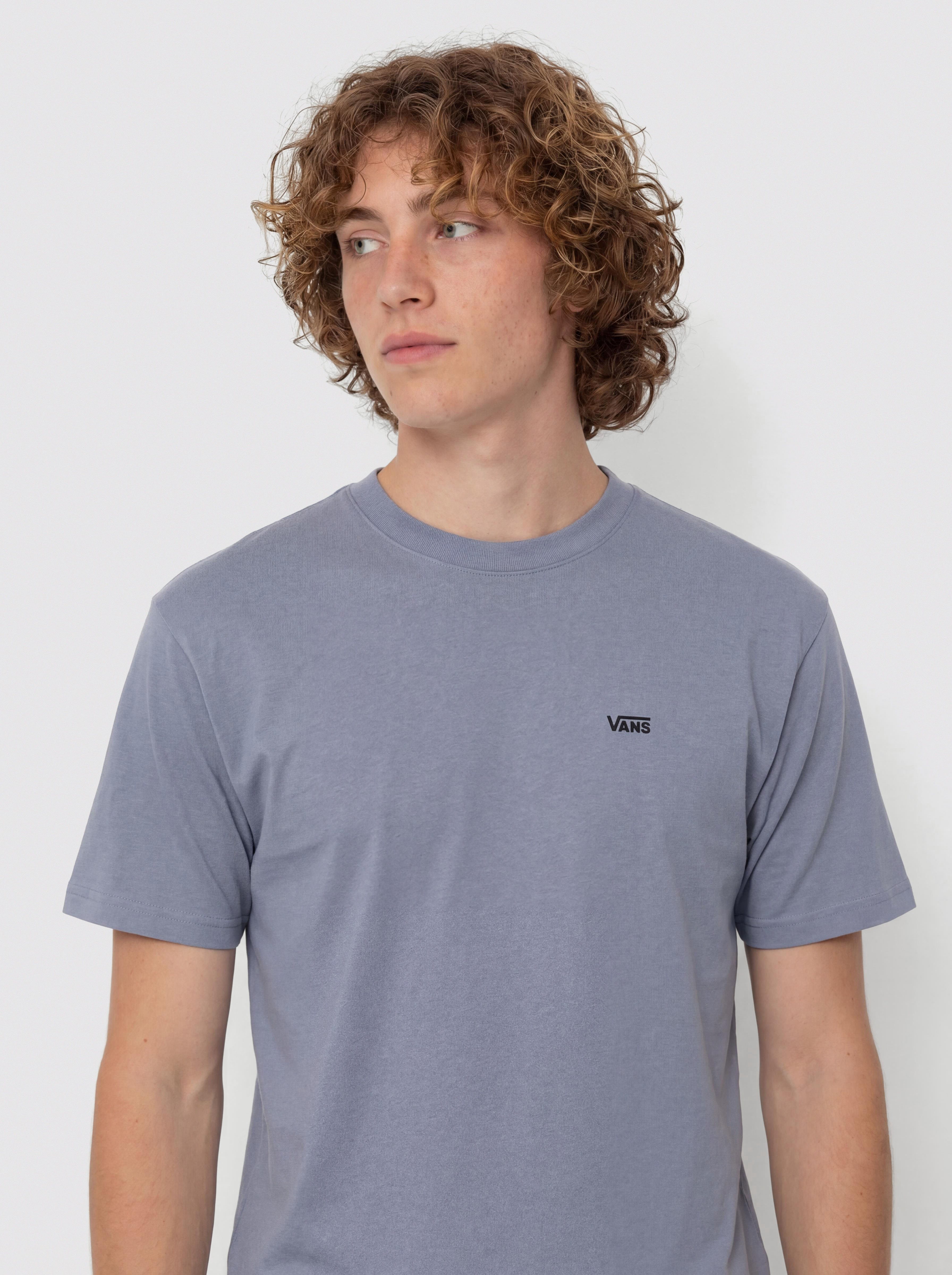 Tricou Vans Left Chest II Loose (glacial slate)