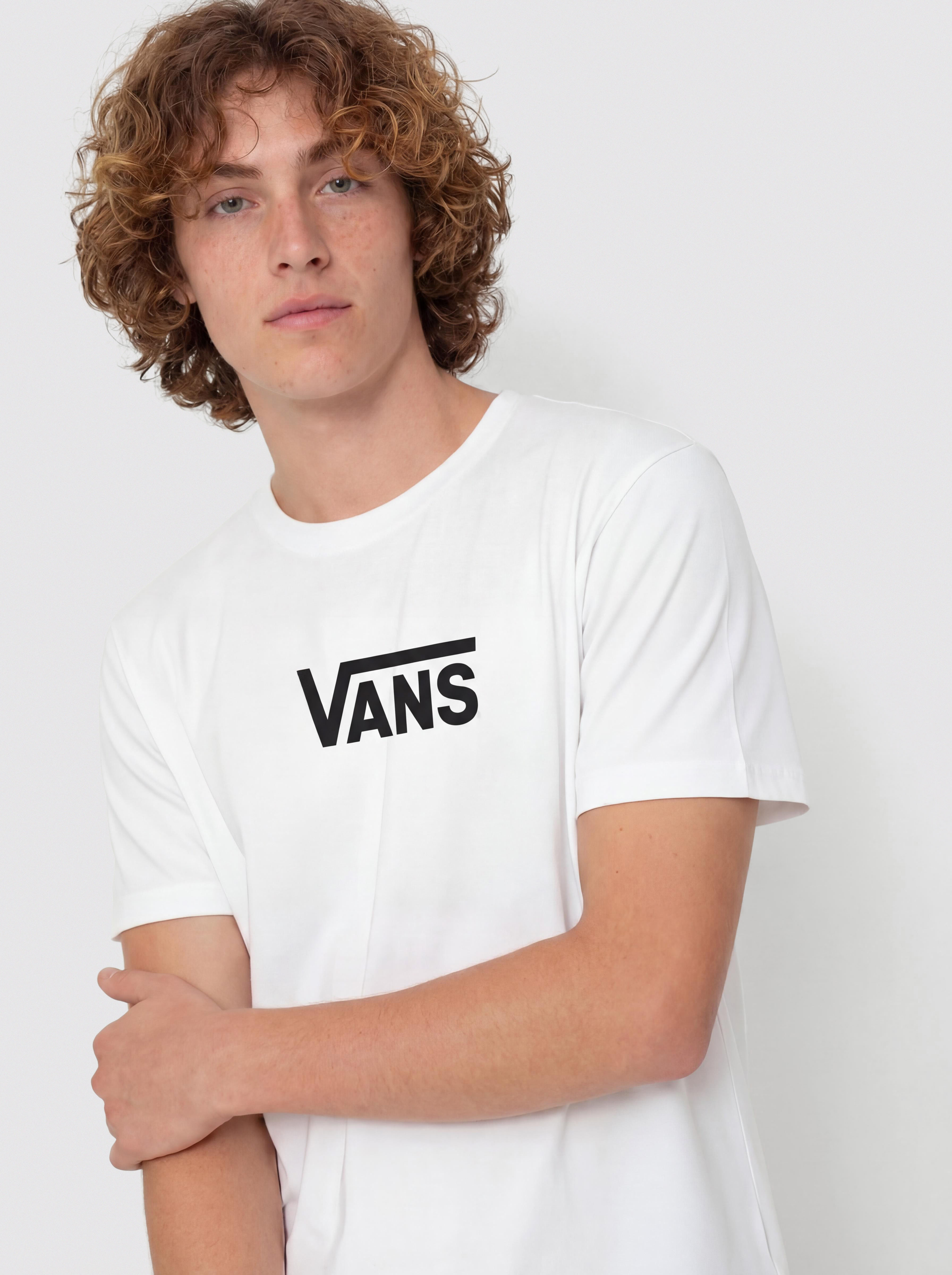 Tricou Vans Stretch Logo (white/black)