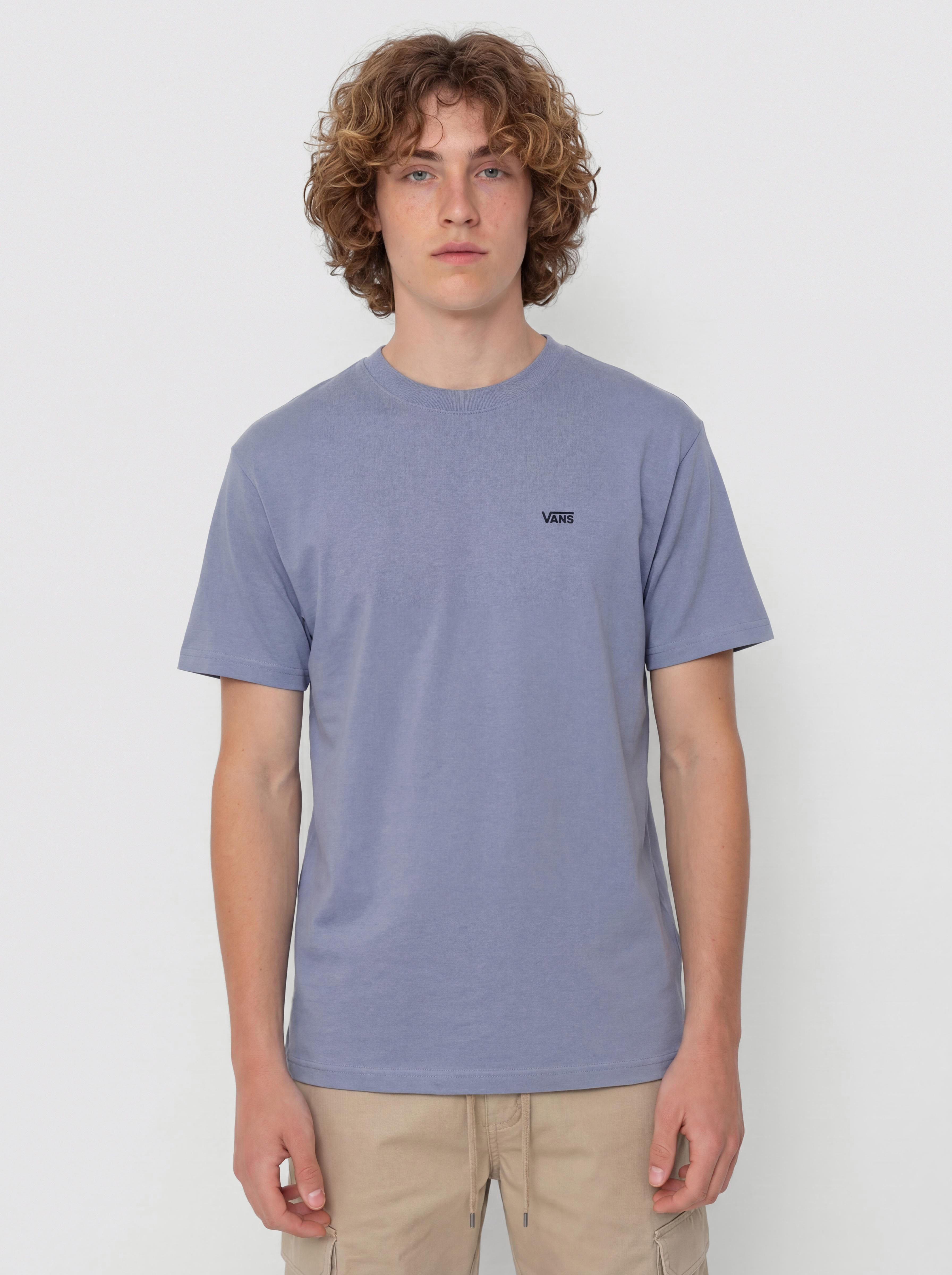 Tricou Vans Left Chest II Loose (glacial slate)