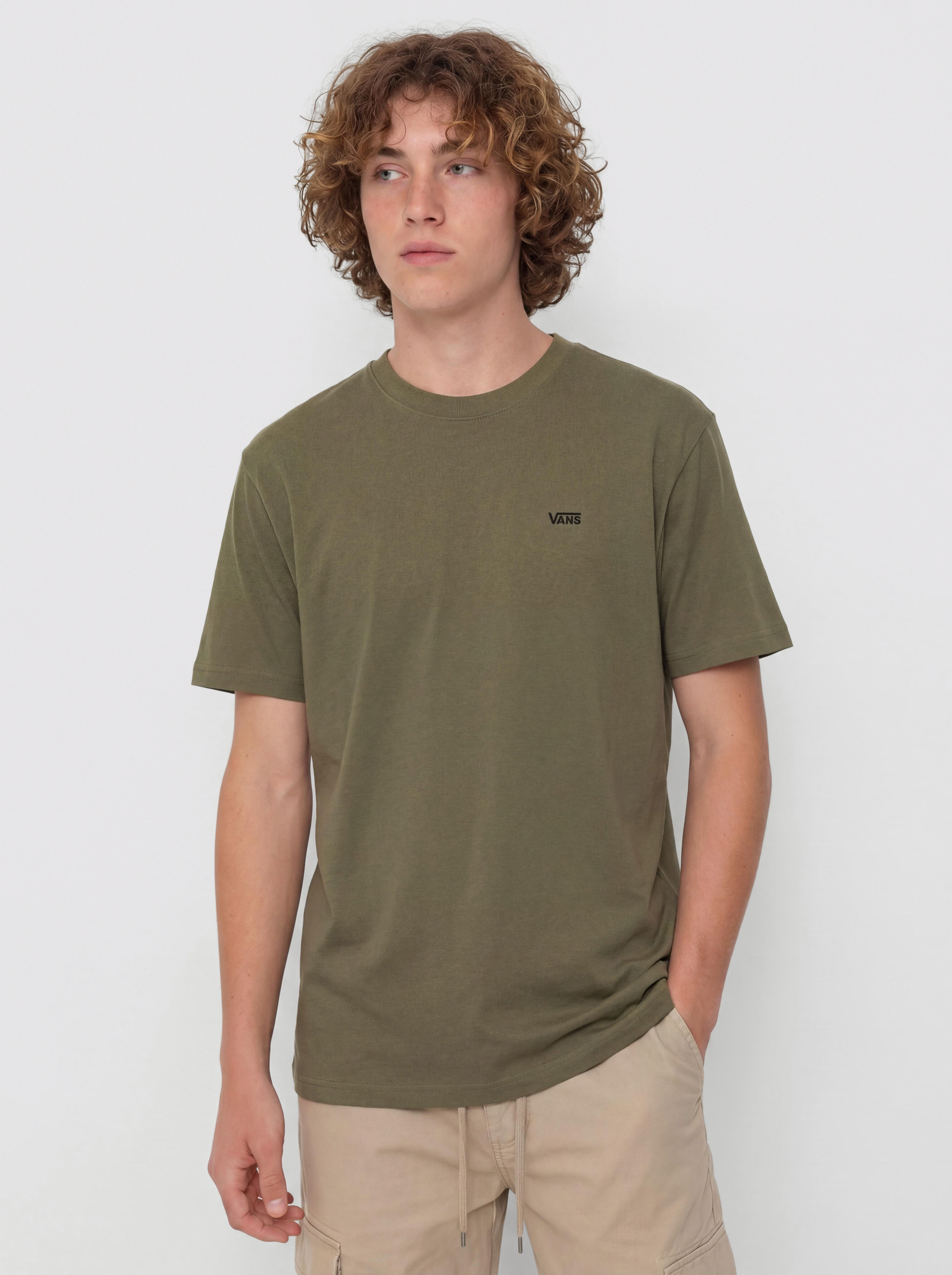 Tricou Vans Left Chest II Loose (mossy olive)