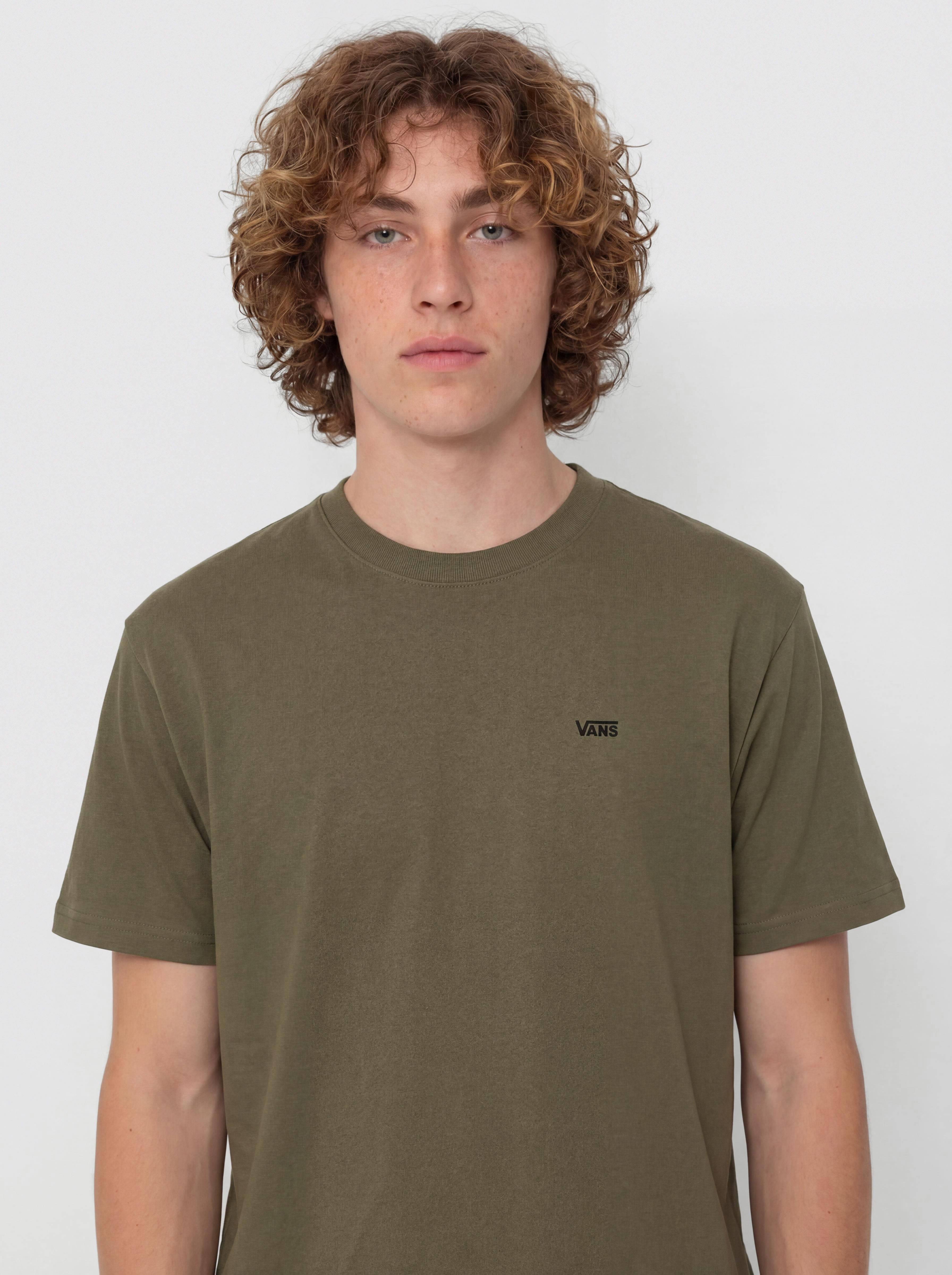 Tricou Vans Left Chest II Loose (mossy olive)