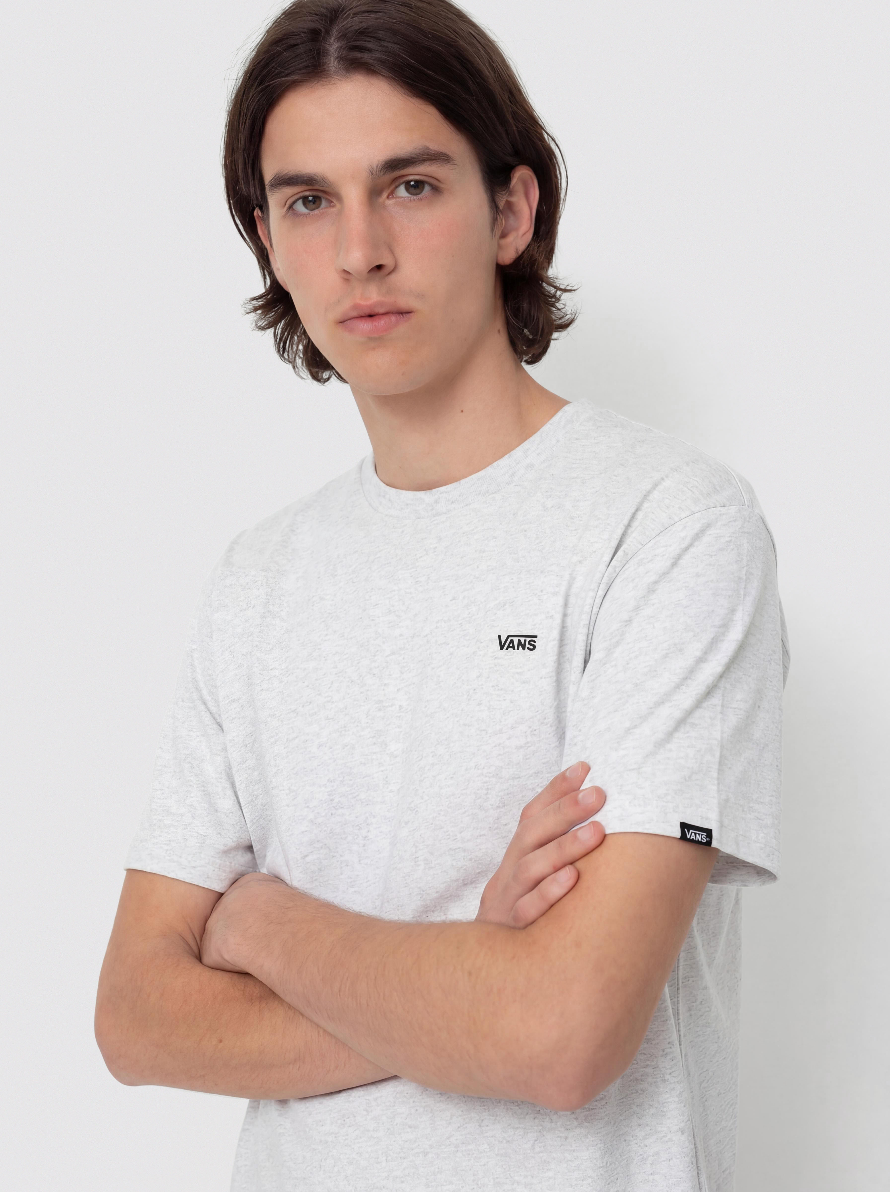 Tricou Vans Left Chest II Loose (light grey heather)