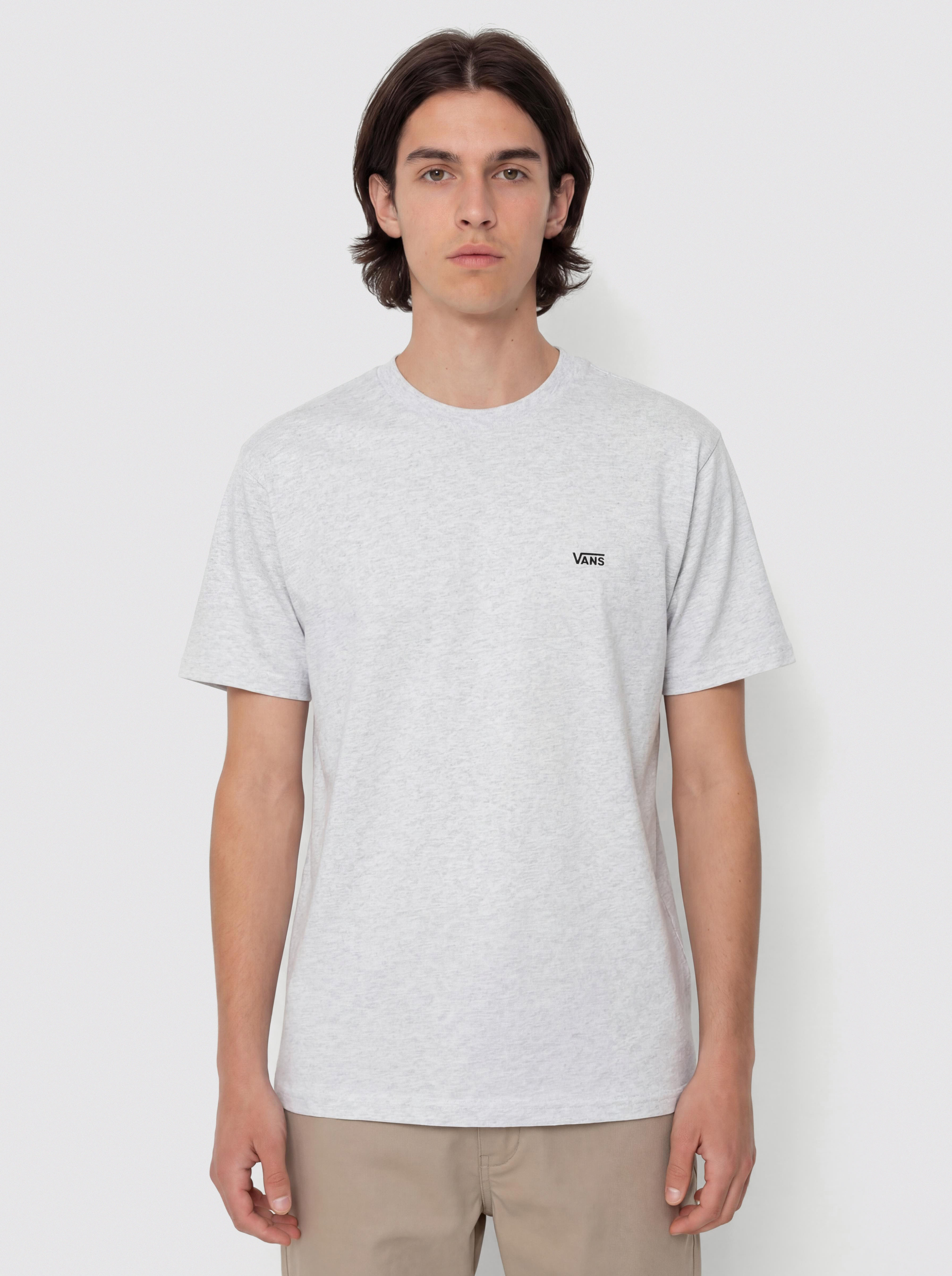 Tricou Vans Left Chest (light grey heather)