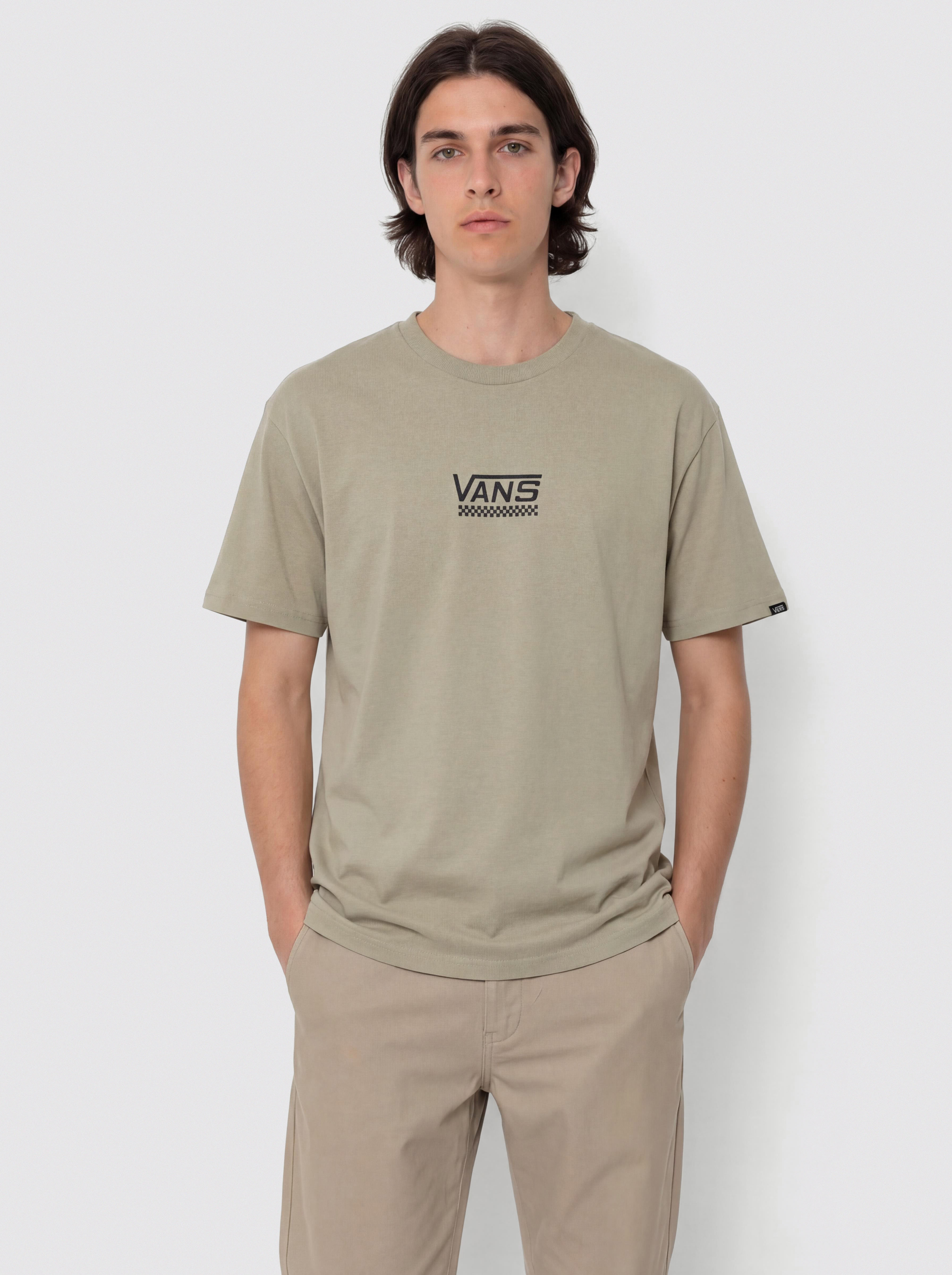 Tricou Vans V Check Loose (london fog)