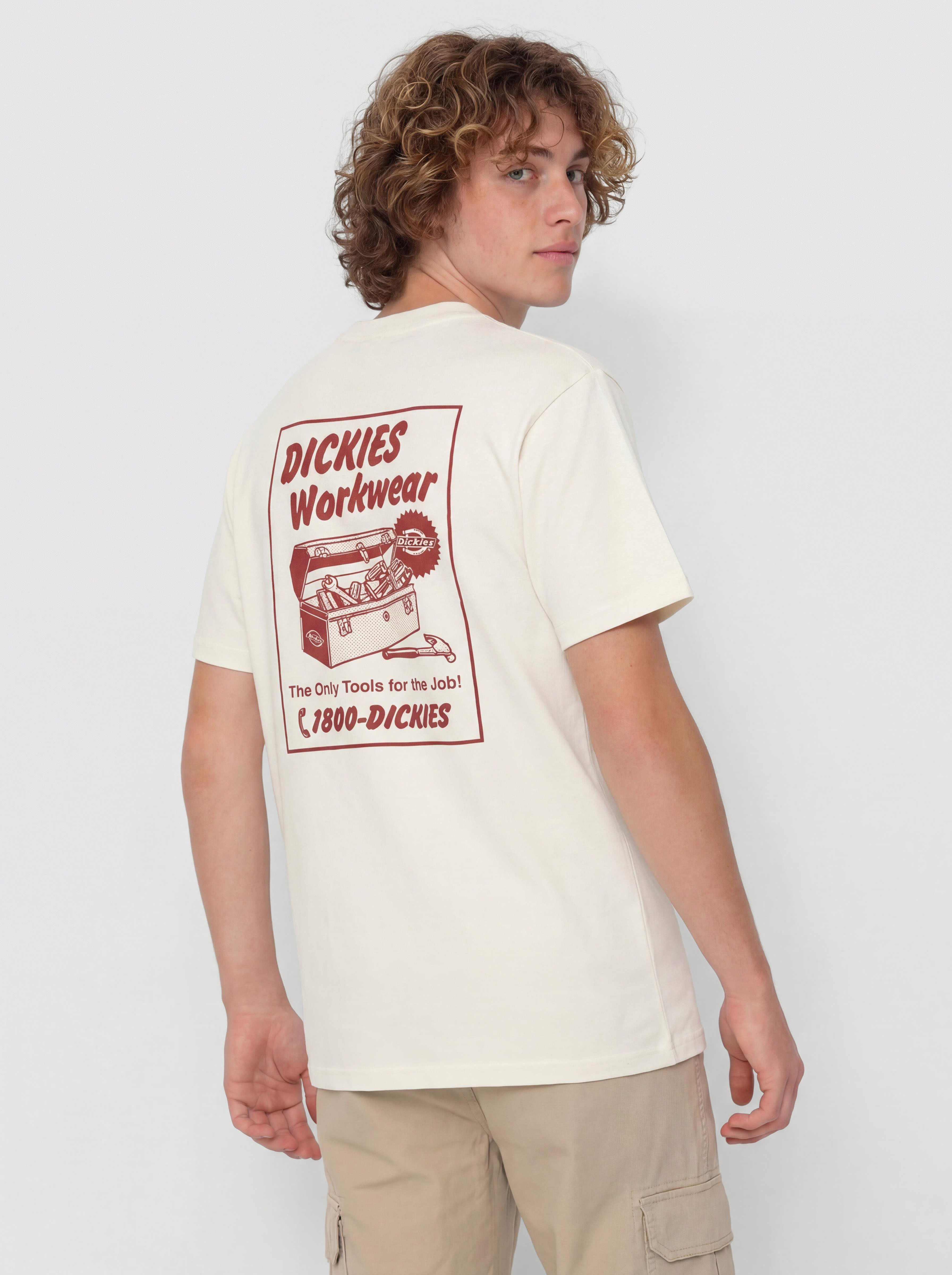 Tricou Dickies Dry Ridge (egret)