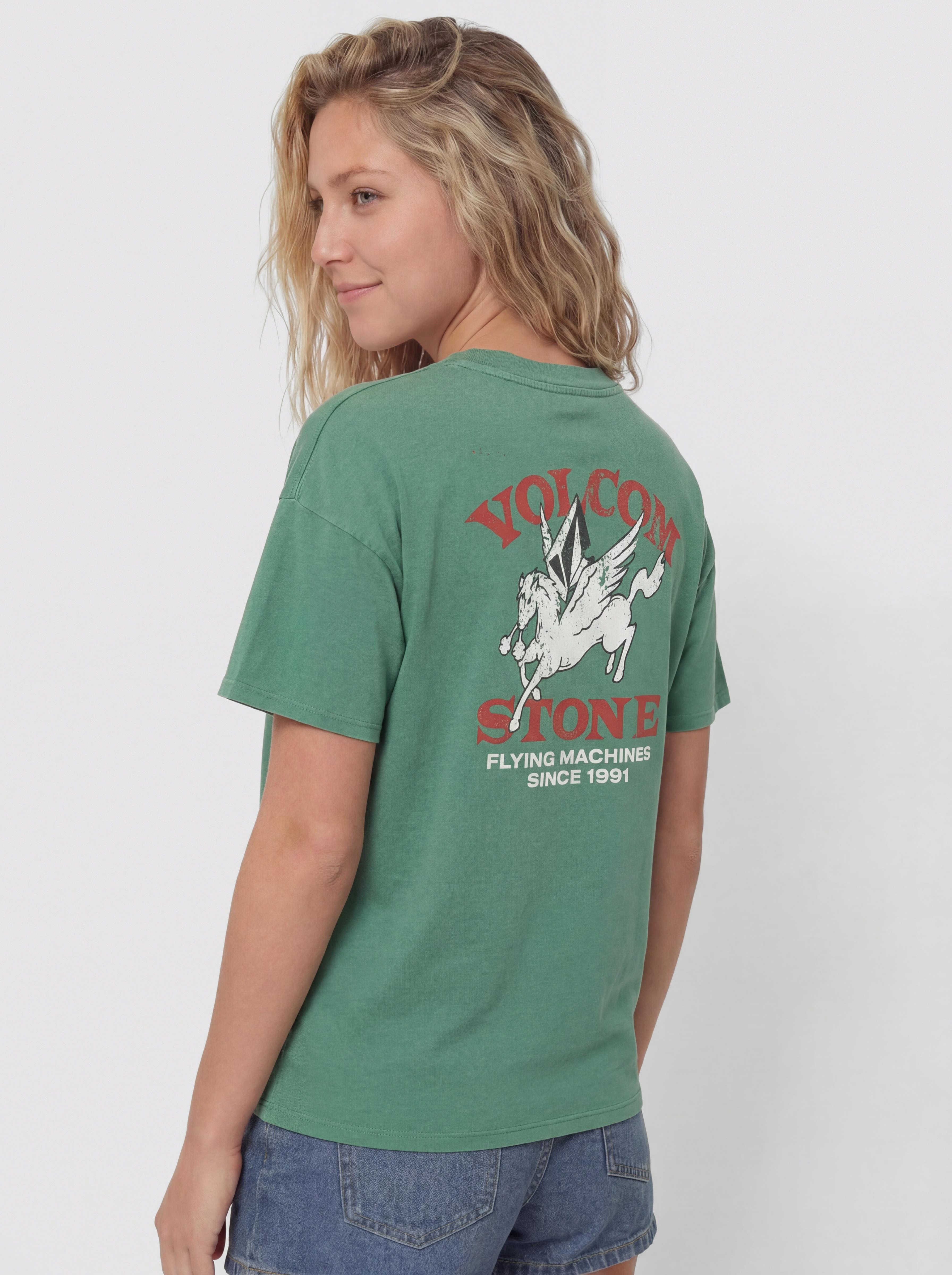 Tricou Volcom Voltrip Wmn (evergreen)