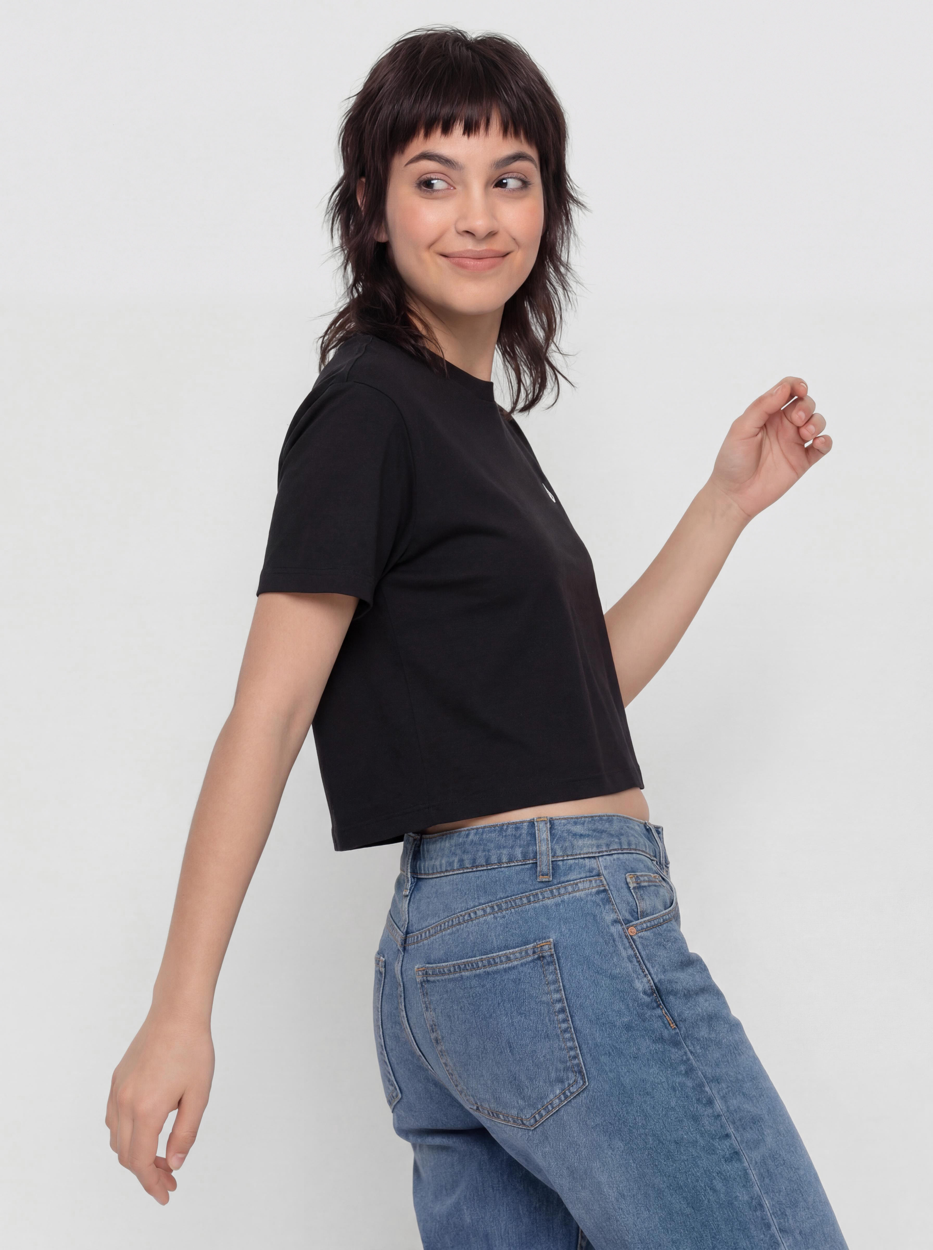 Tricou Volcom Stone Blanks Up Wmn (black)