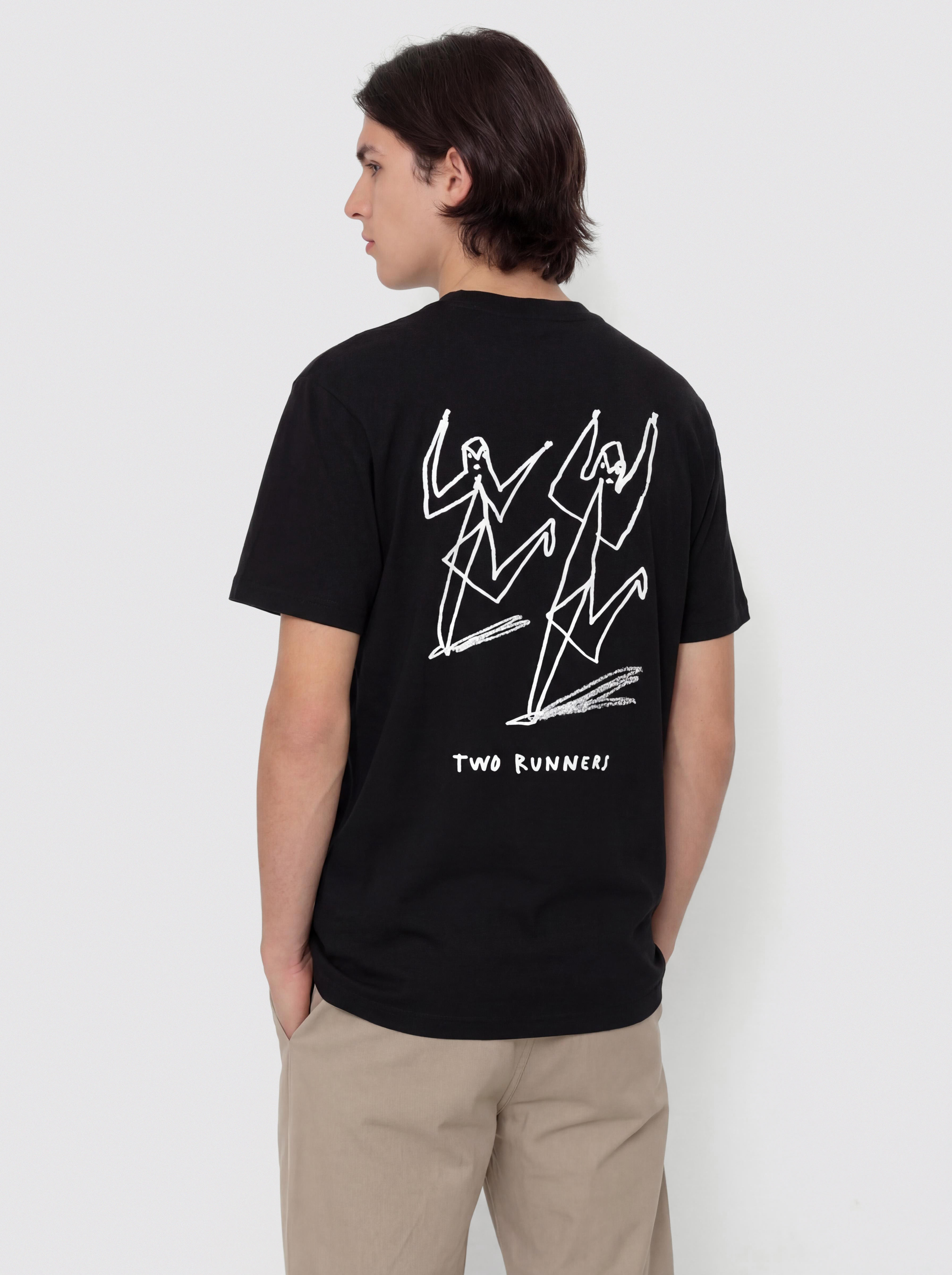 Tricou Polar Skate Two Runners (black)