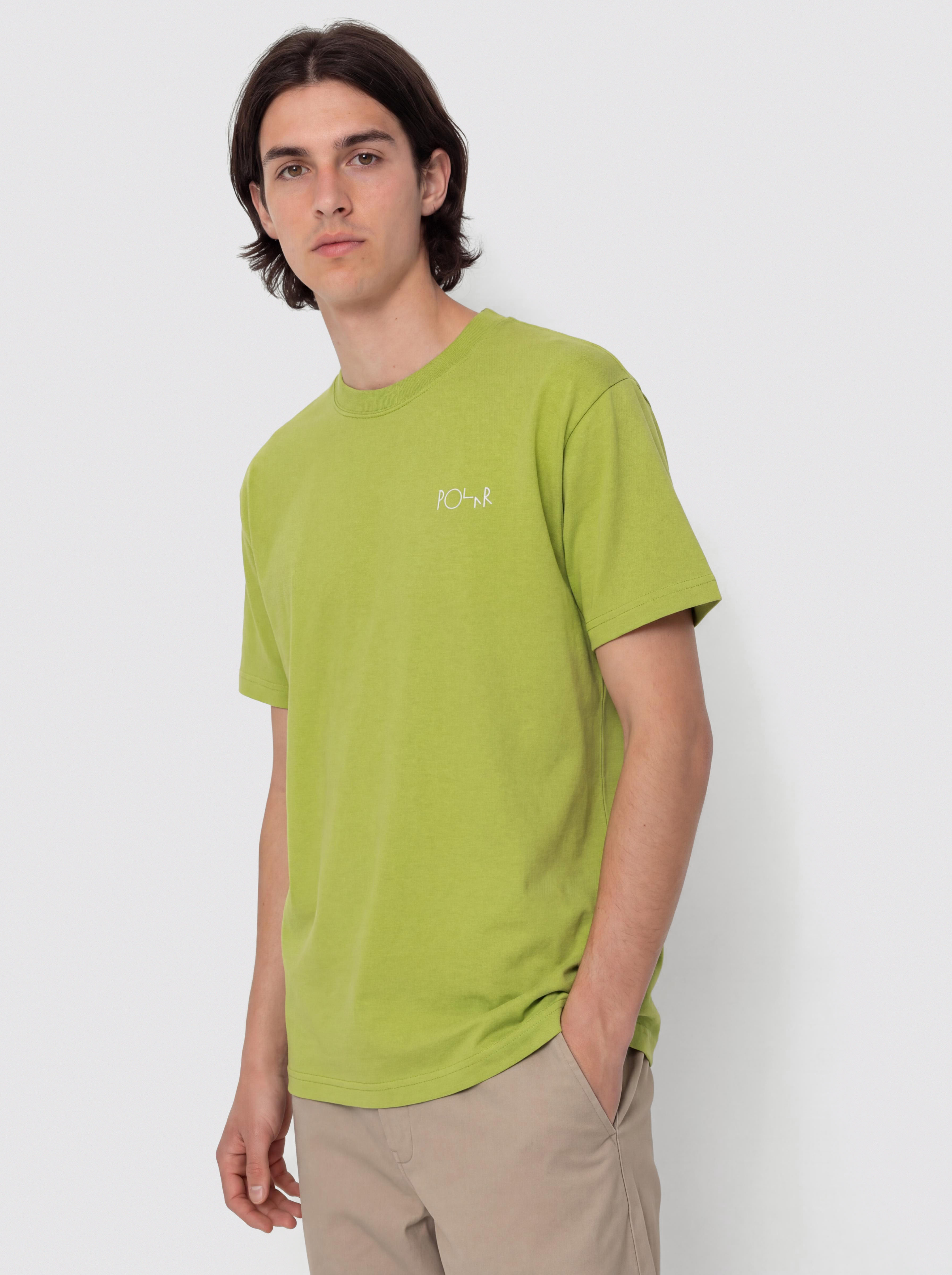 Tricou Polar Skate Contrast Stroke Logo (peridot)