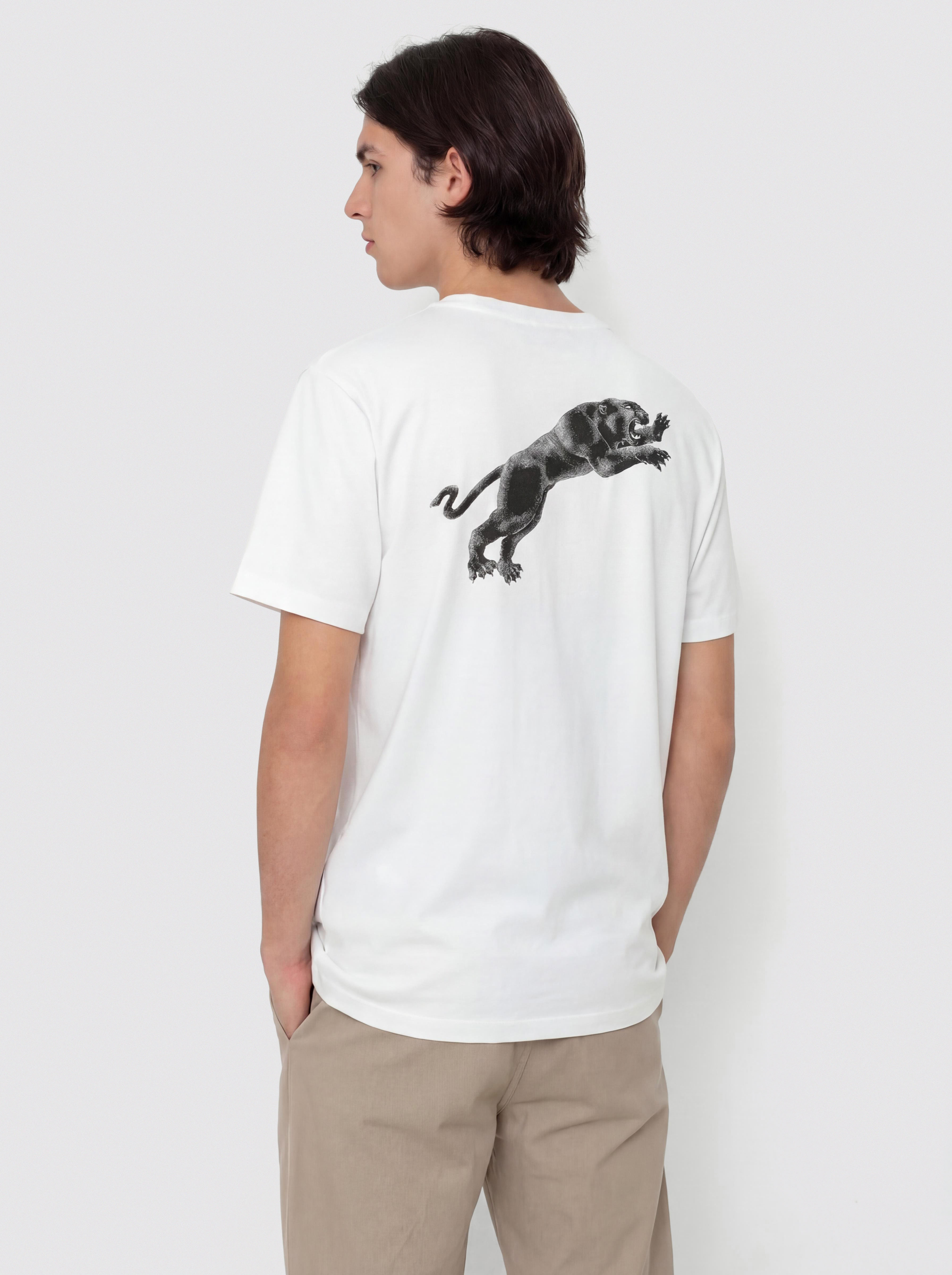Tricou Polar Skate Tape and Panther (white)