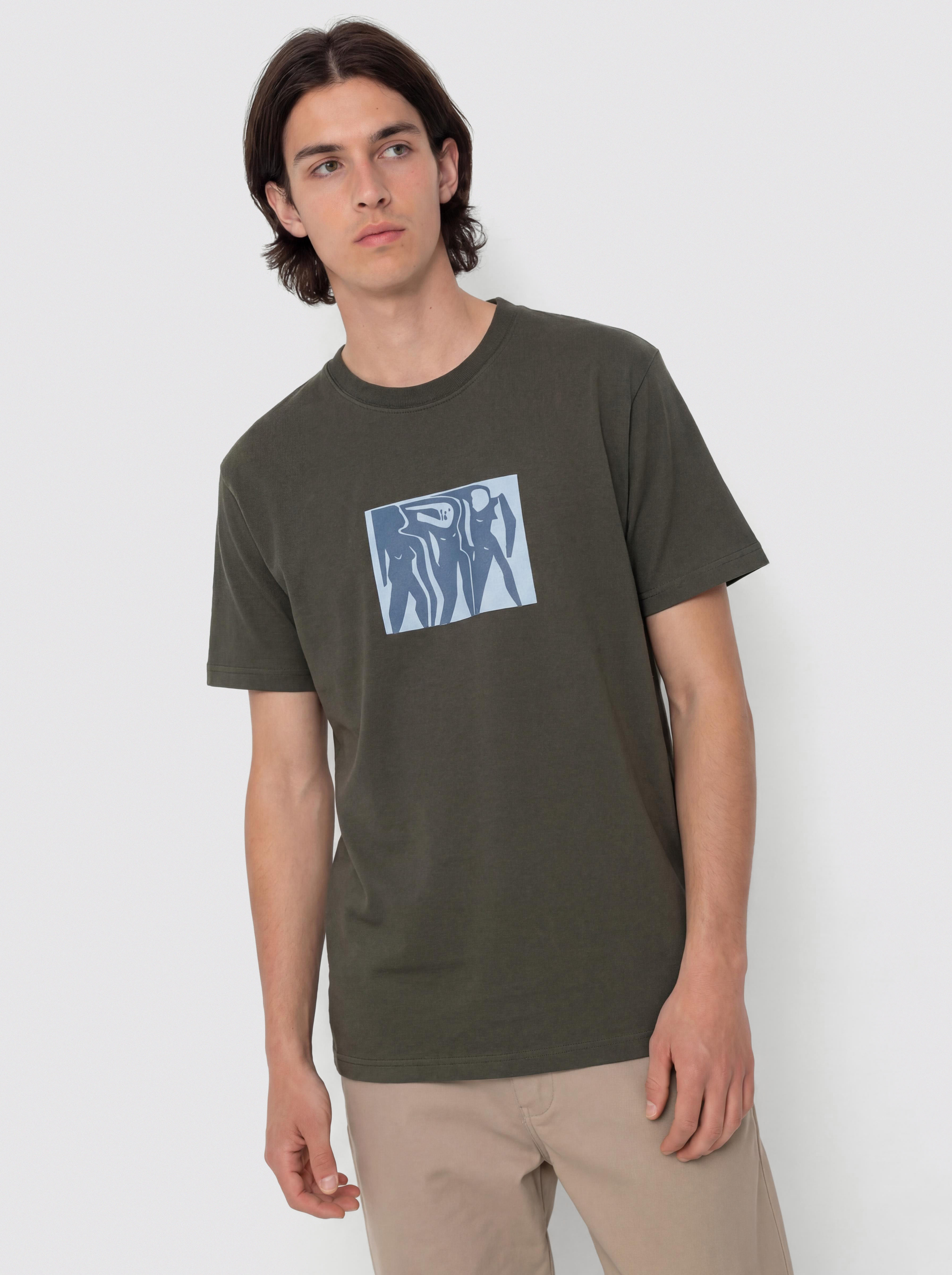 Tricou Polar Skate Cut Outs (dark olive)