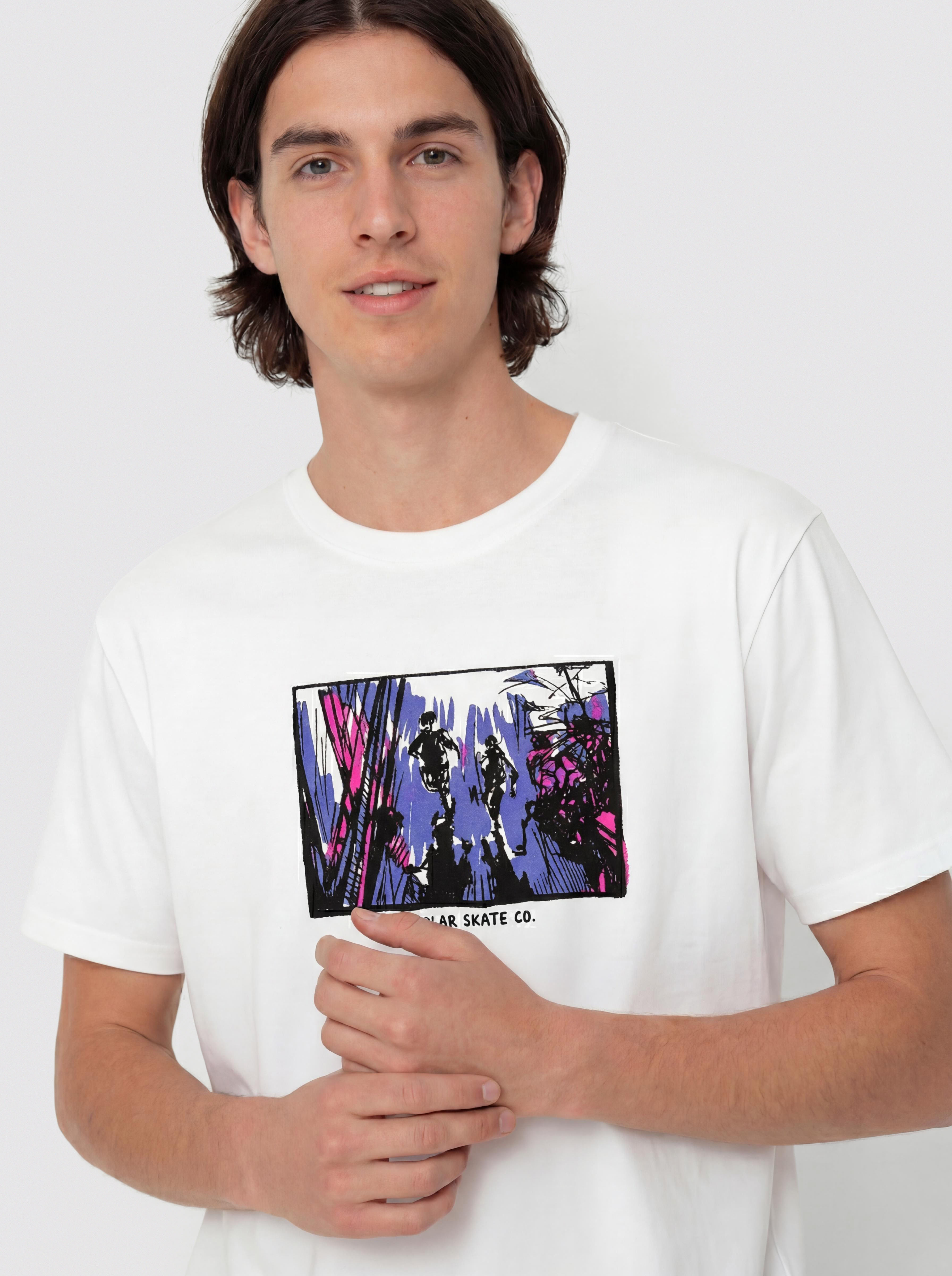 Tricou Polar Skate Running (white)