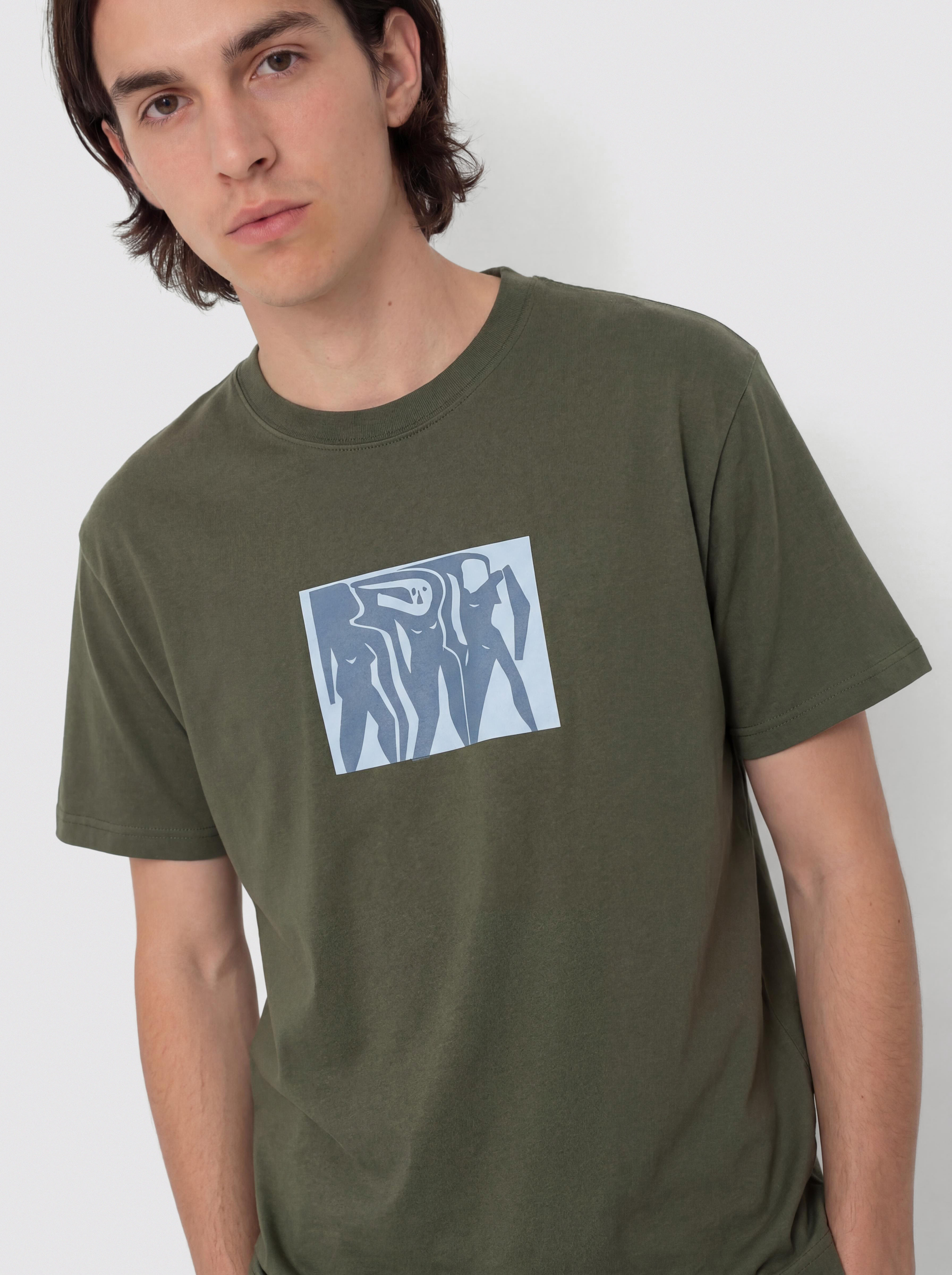 Tricou Polar Skate Cut Outs (dark olive)