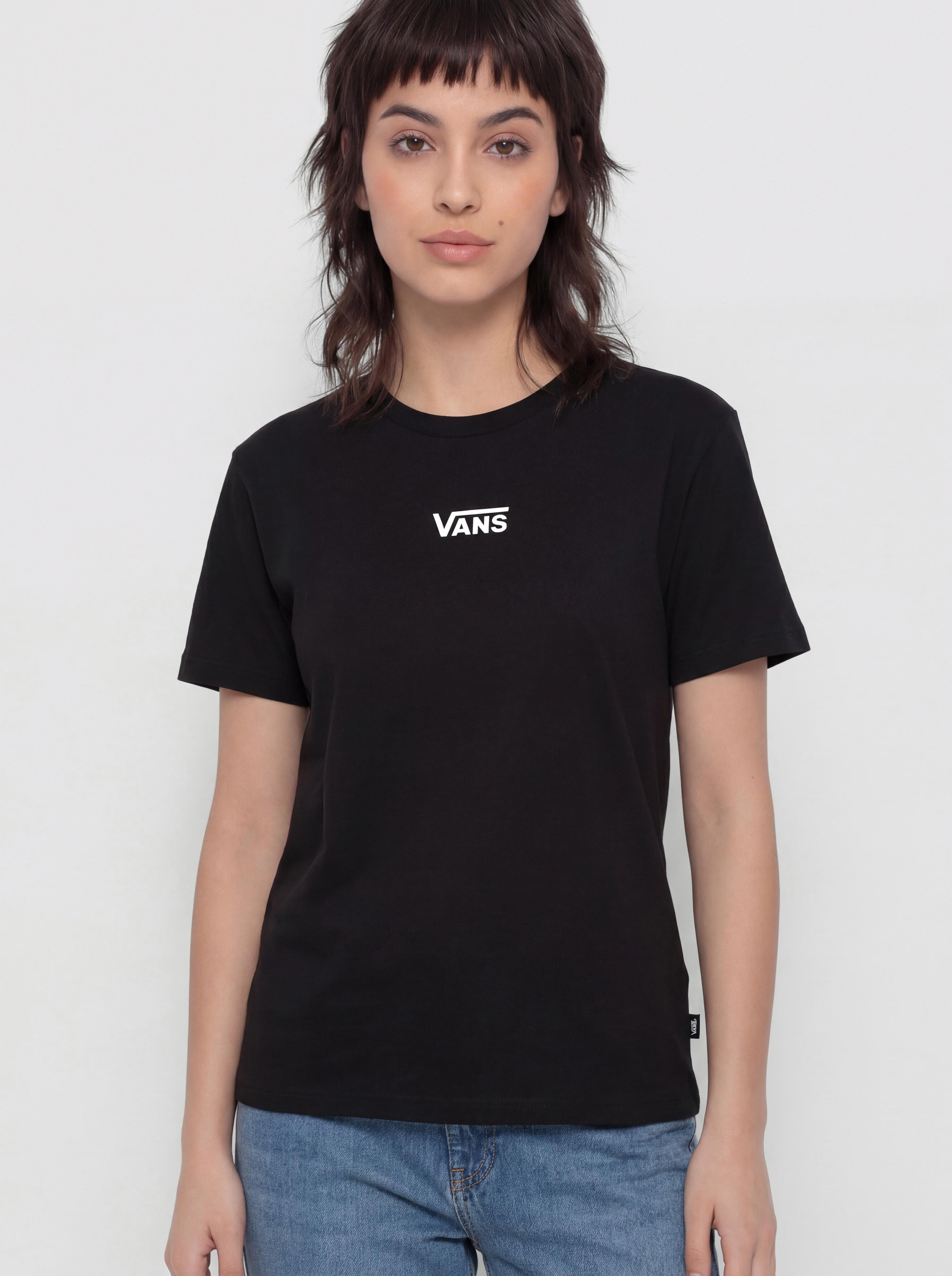 Tricou Vans Flying V Oversized Wmn (flying v black)