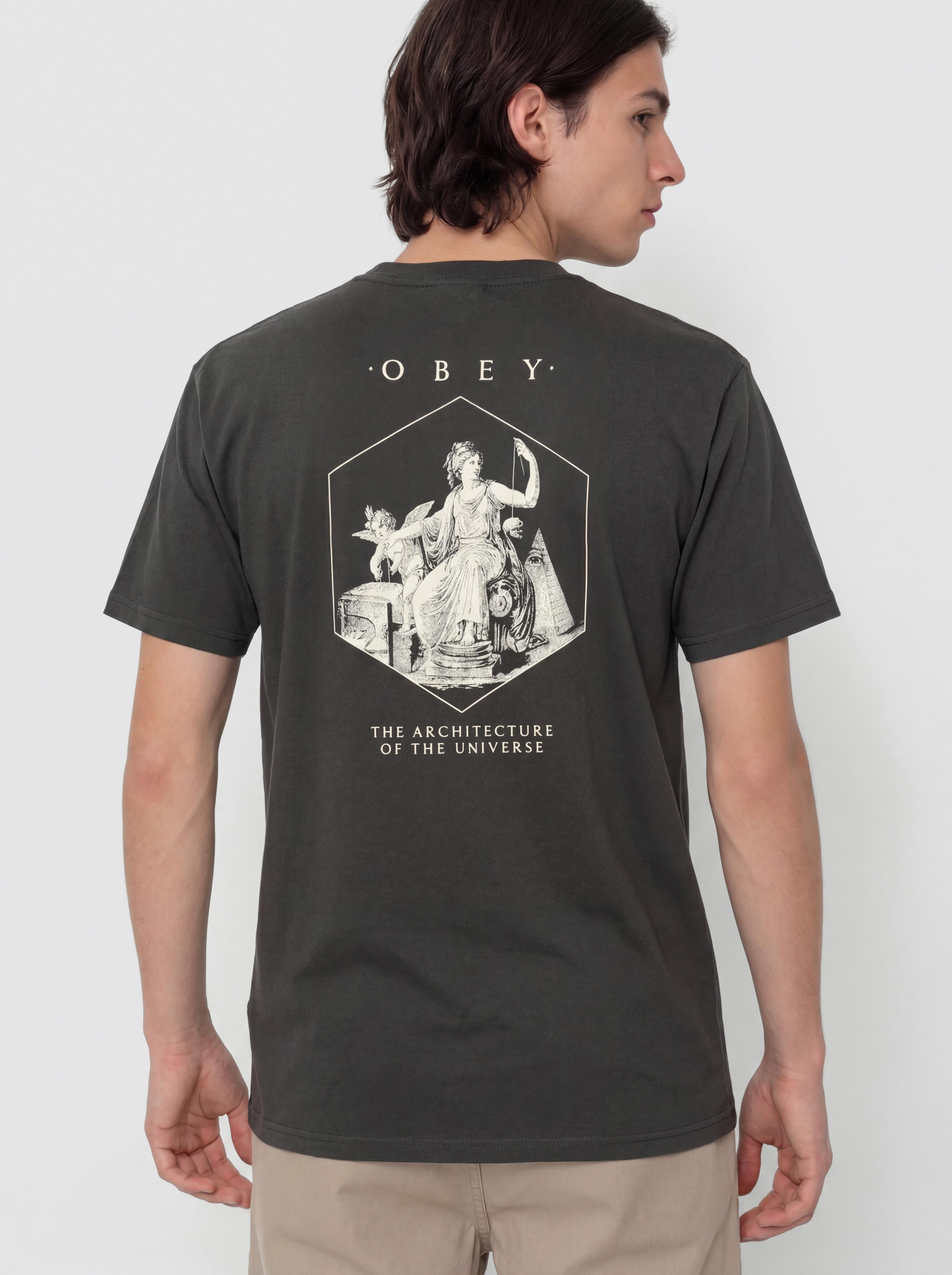Tricou OBEY Architecture Of The Uni (vintage black)