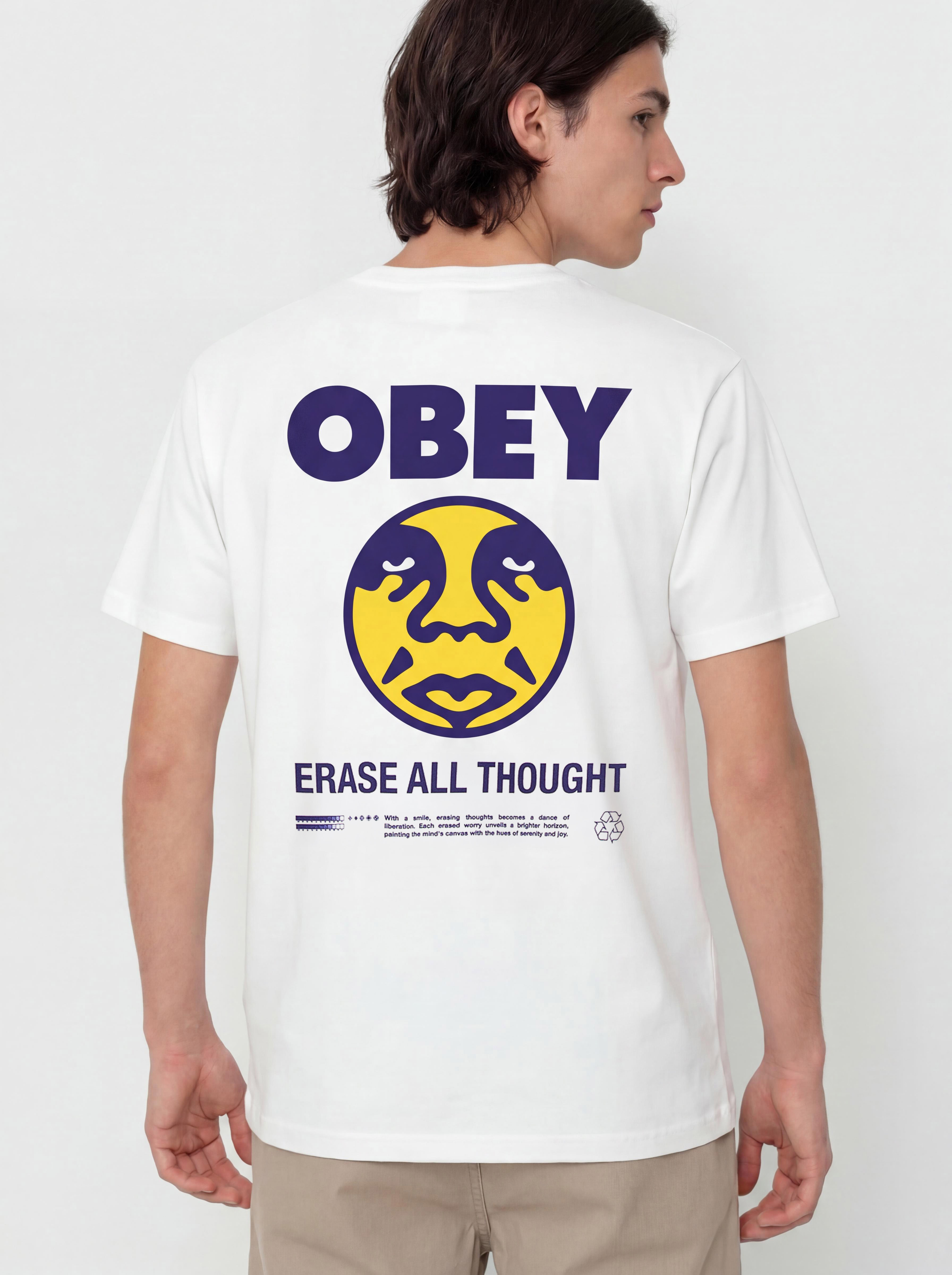 Tricou OBEY Obey Erase All Thought (white)