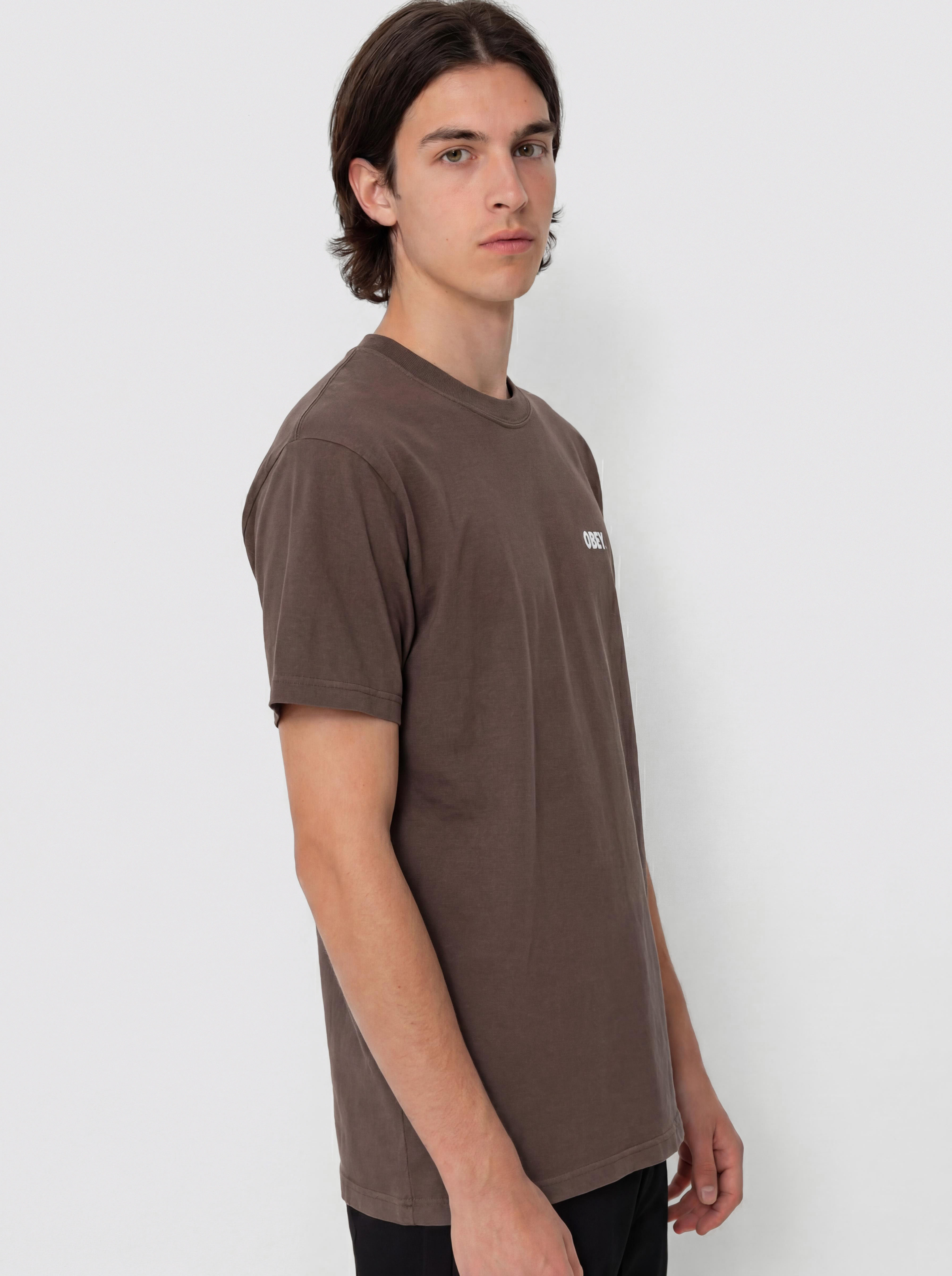 Tricou OBEY Obey Bold Icon Face (pigment dusty black)