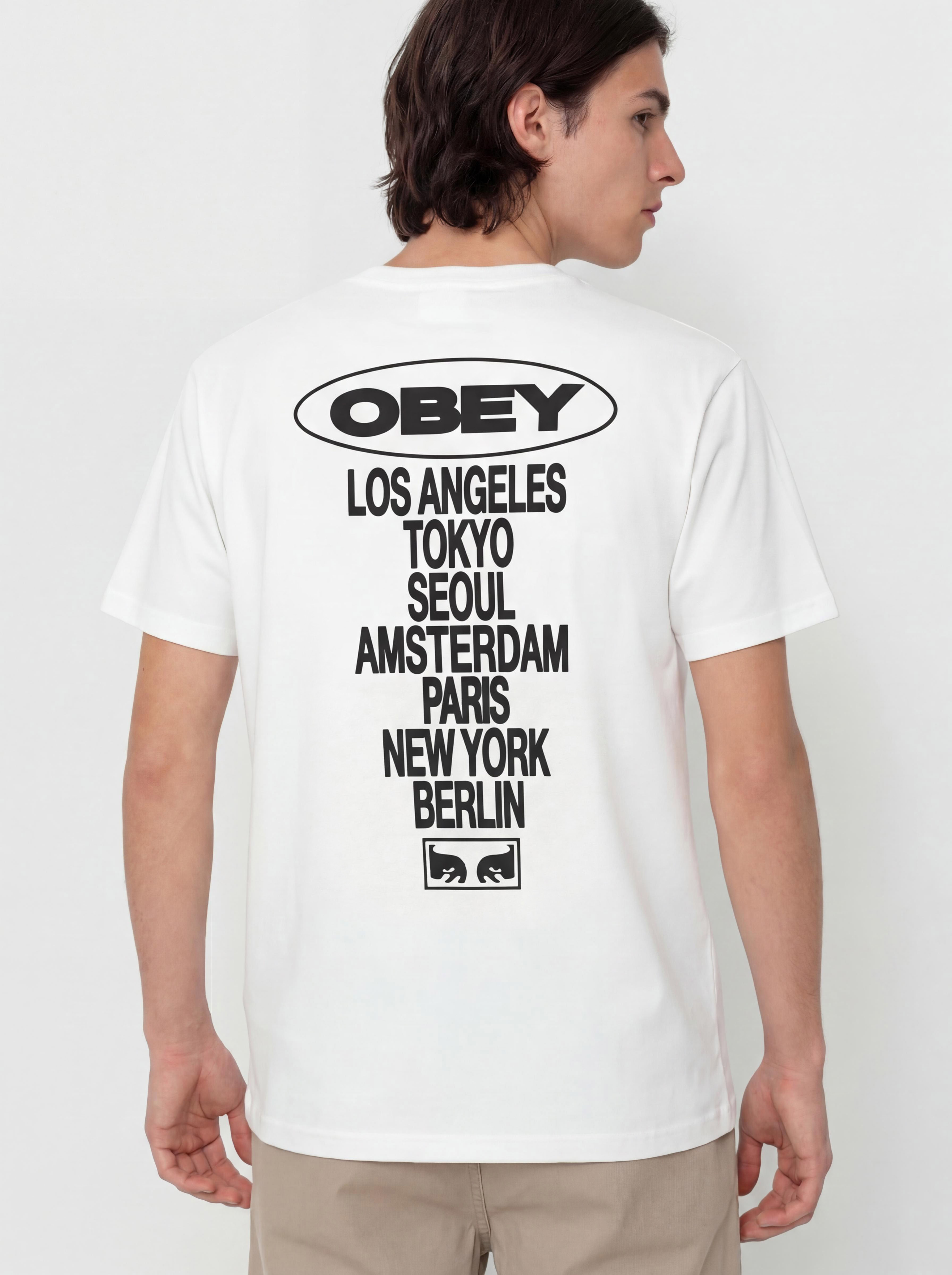 Tricou OBEY Global Impact (white)
