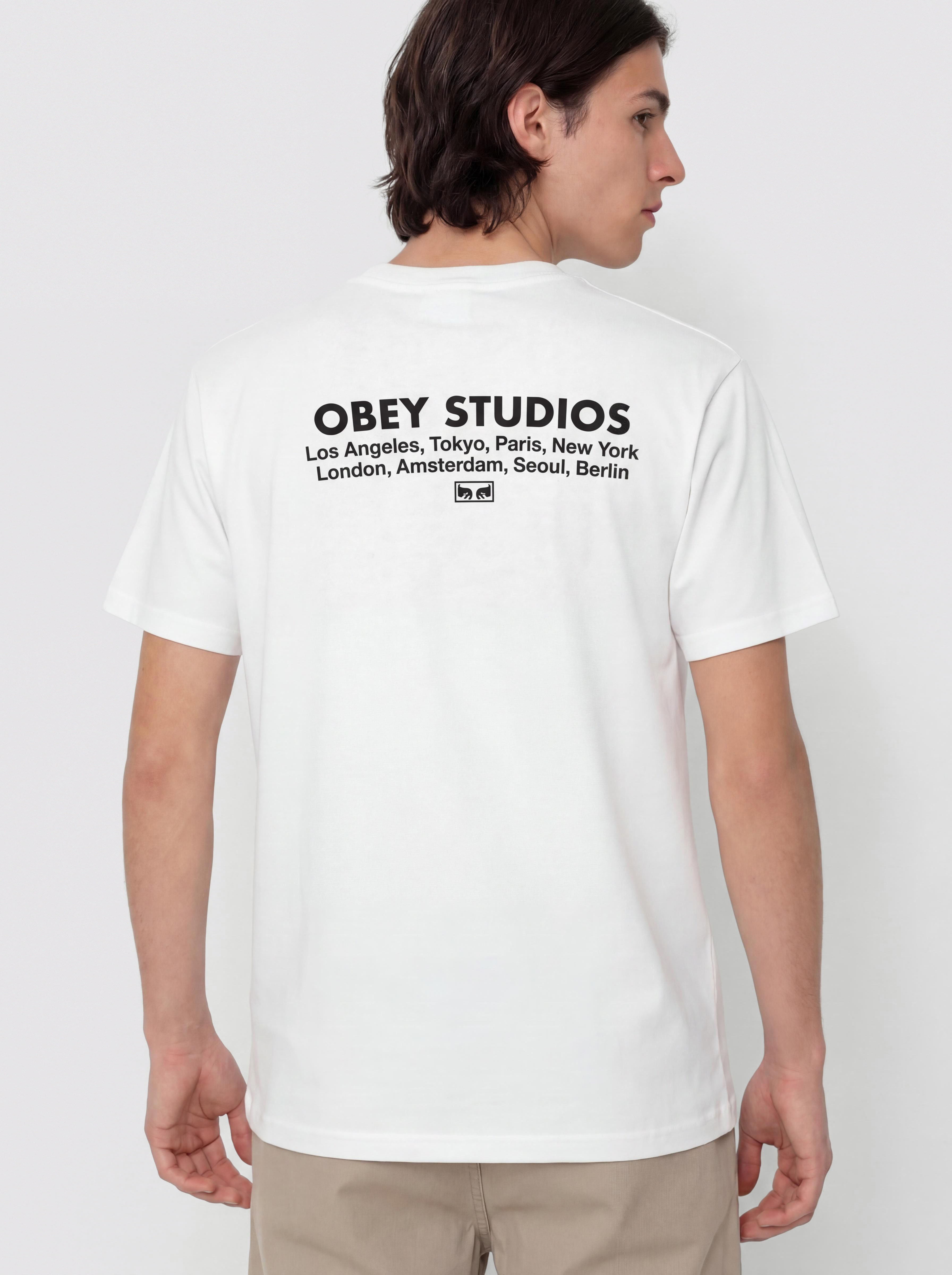 Tricou OBEY Studios Eye (white)