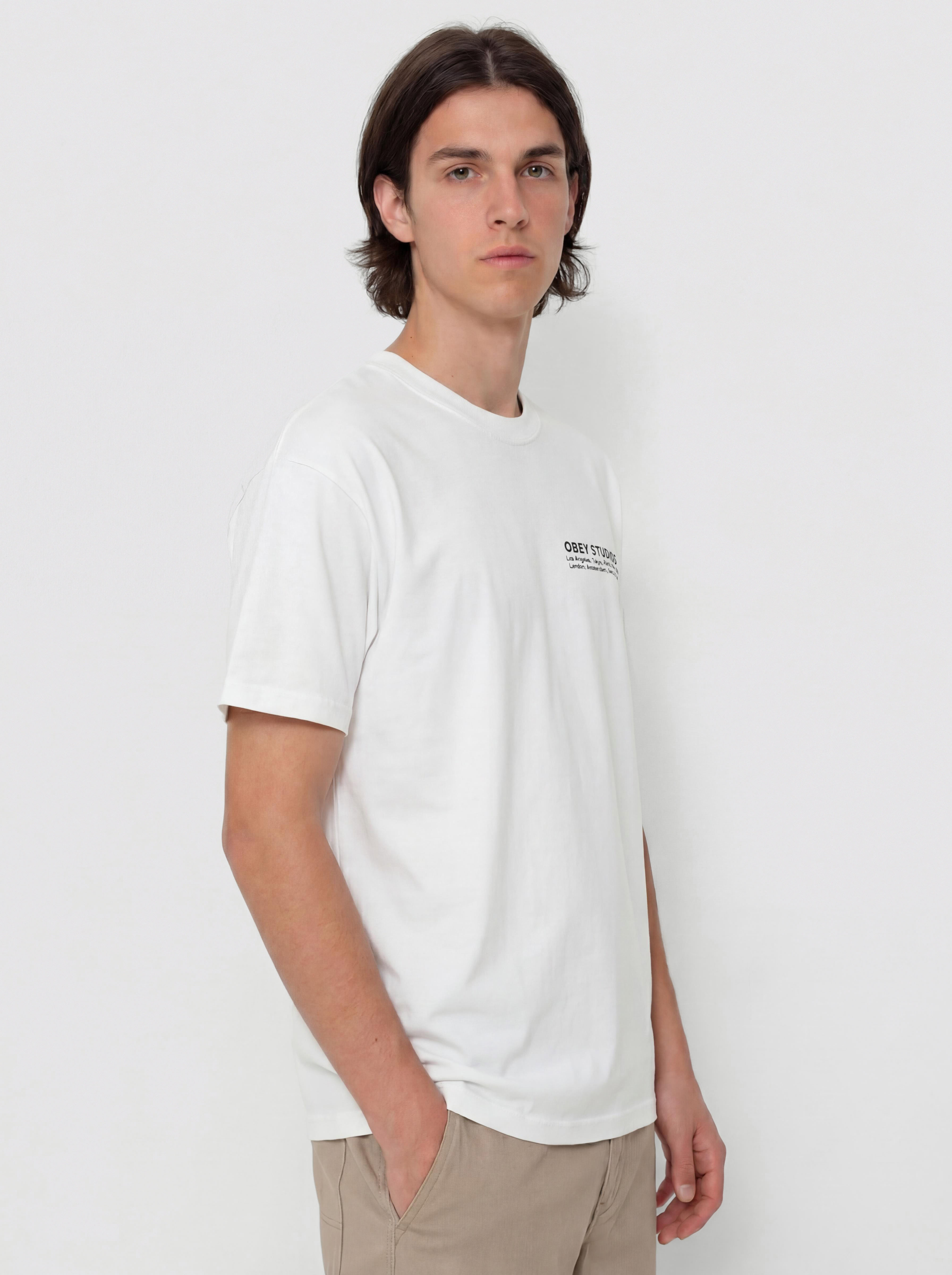 Tricou OBEY Studios Eye (white)