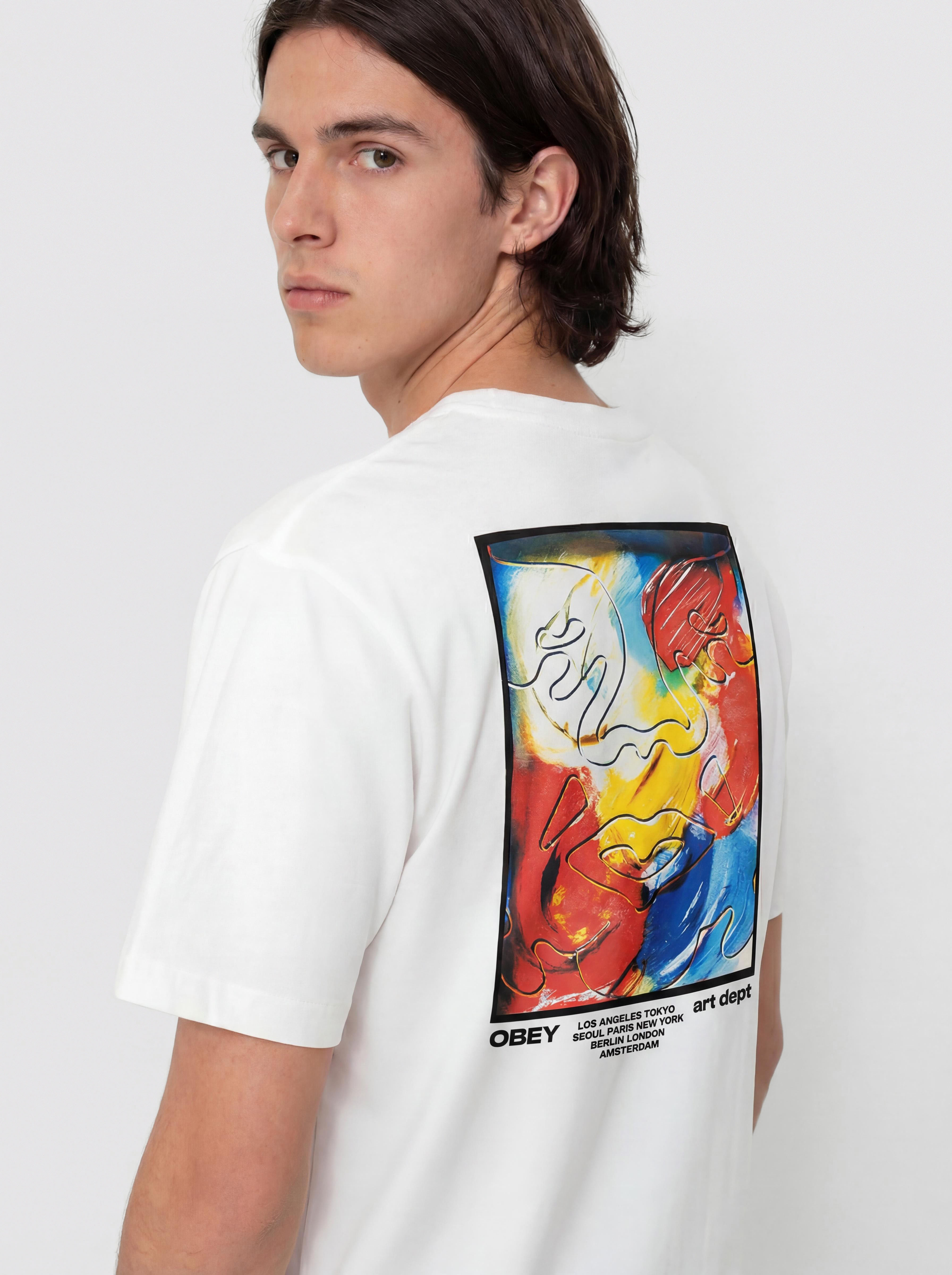 Tricou OBEY Art Department (white)