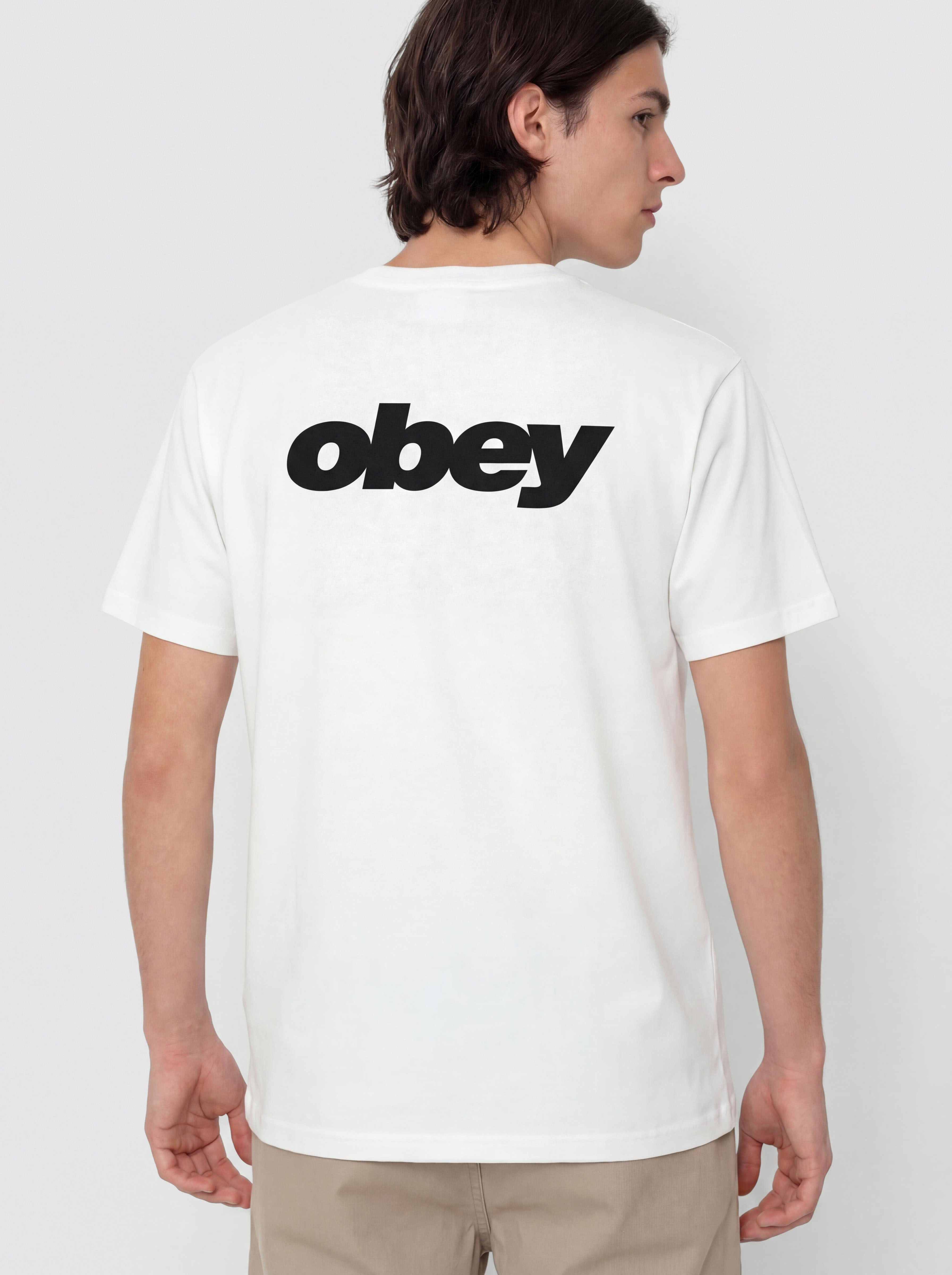 Tricou OBEY Bounce (pigment vintage white)