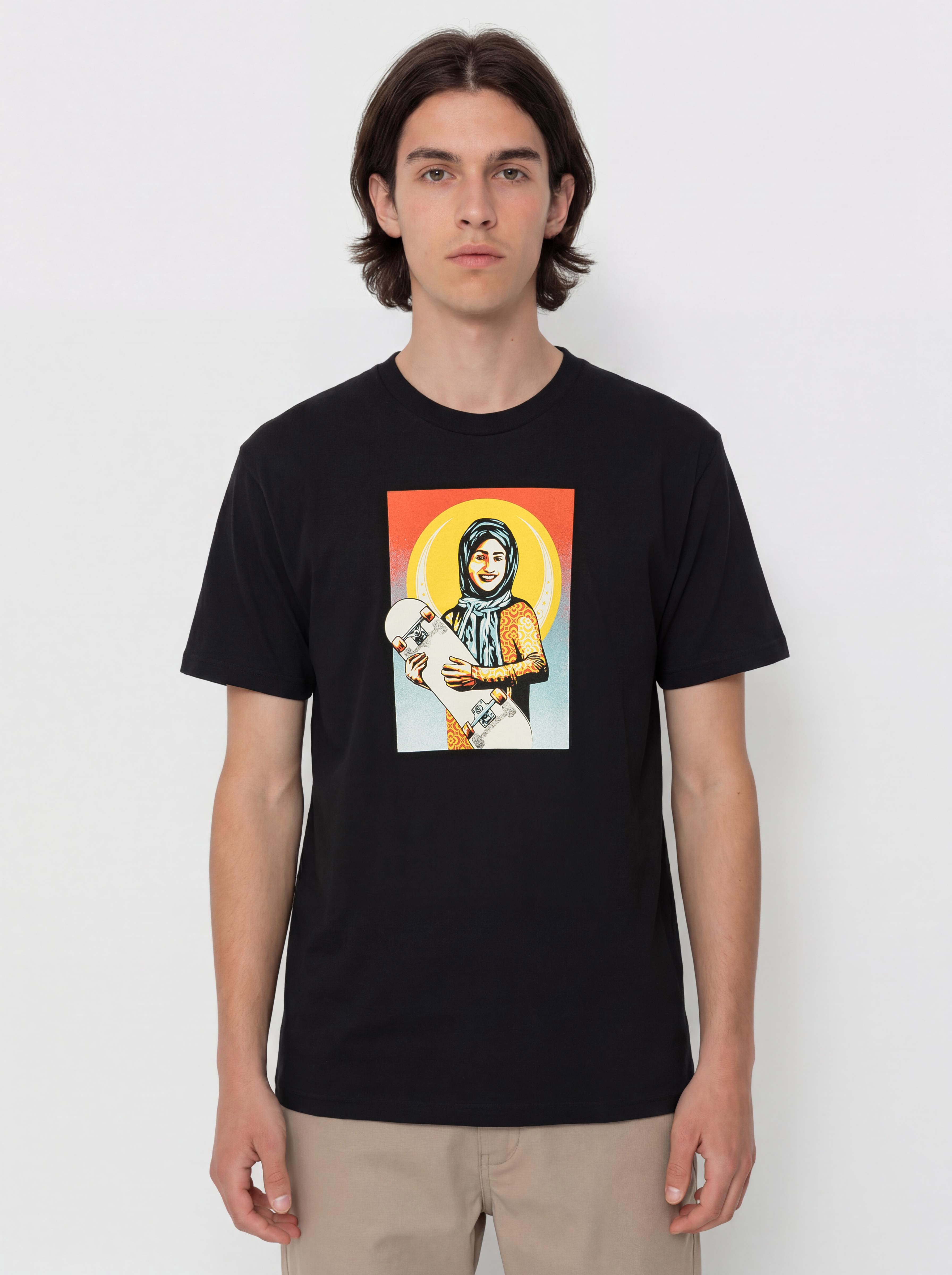 Tricou OBEY Skateistan (black)