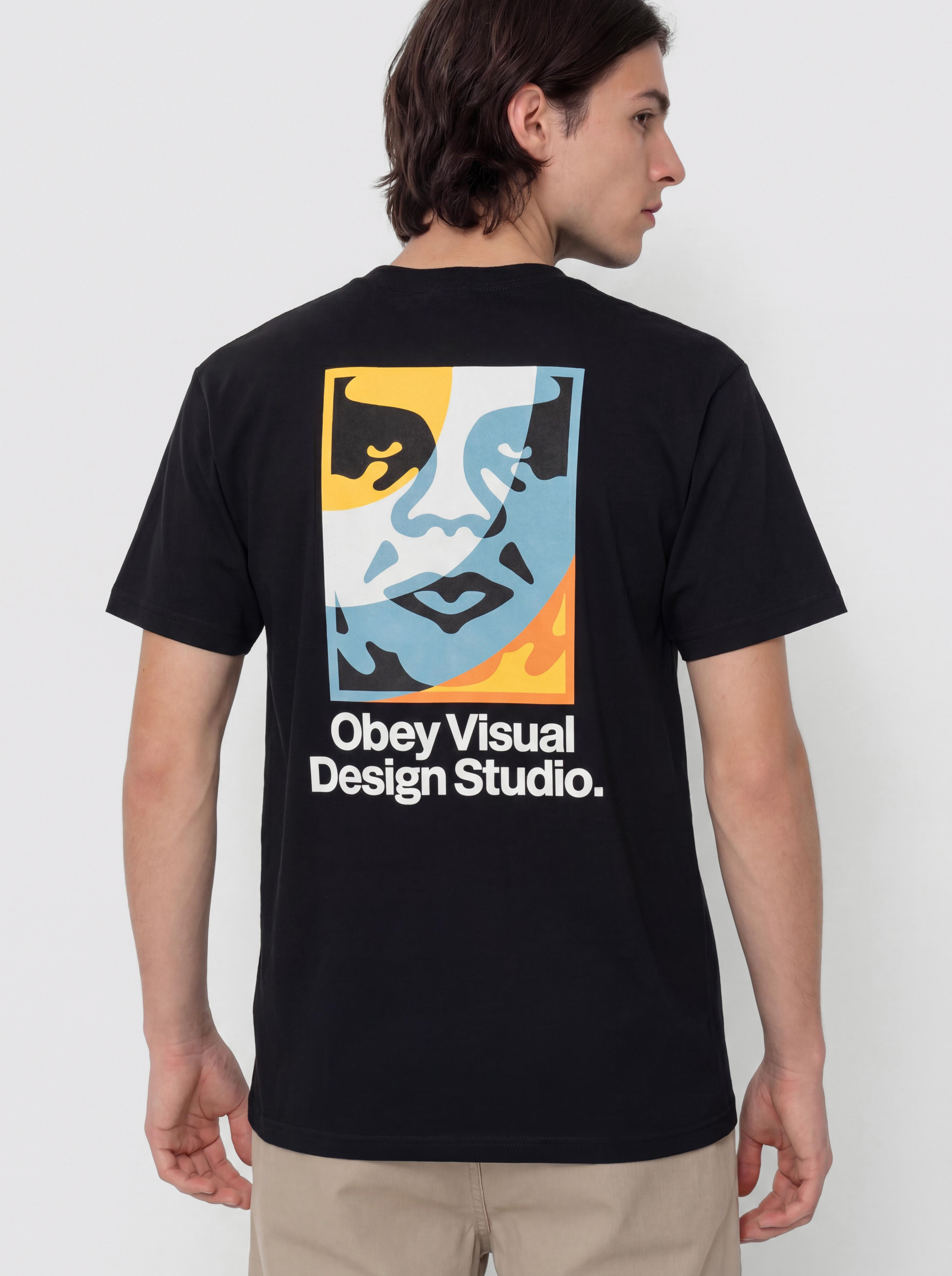 Tricou OBEY Visual Design Studio (black)