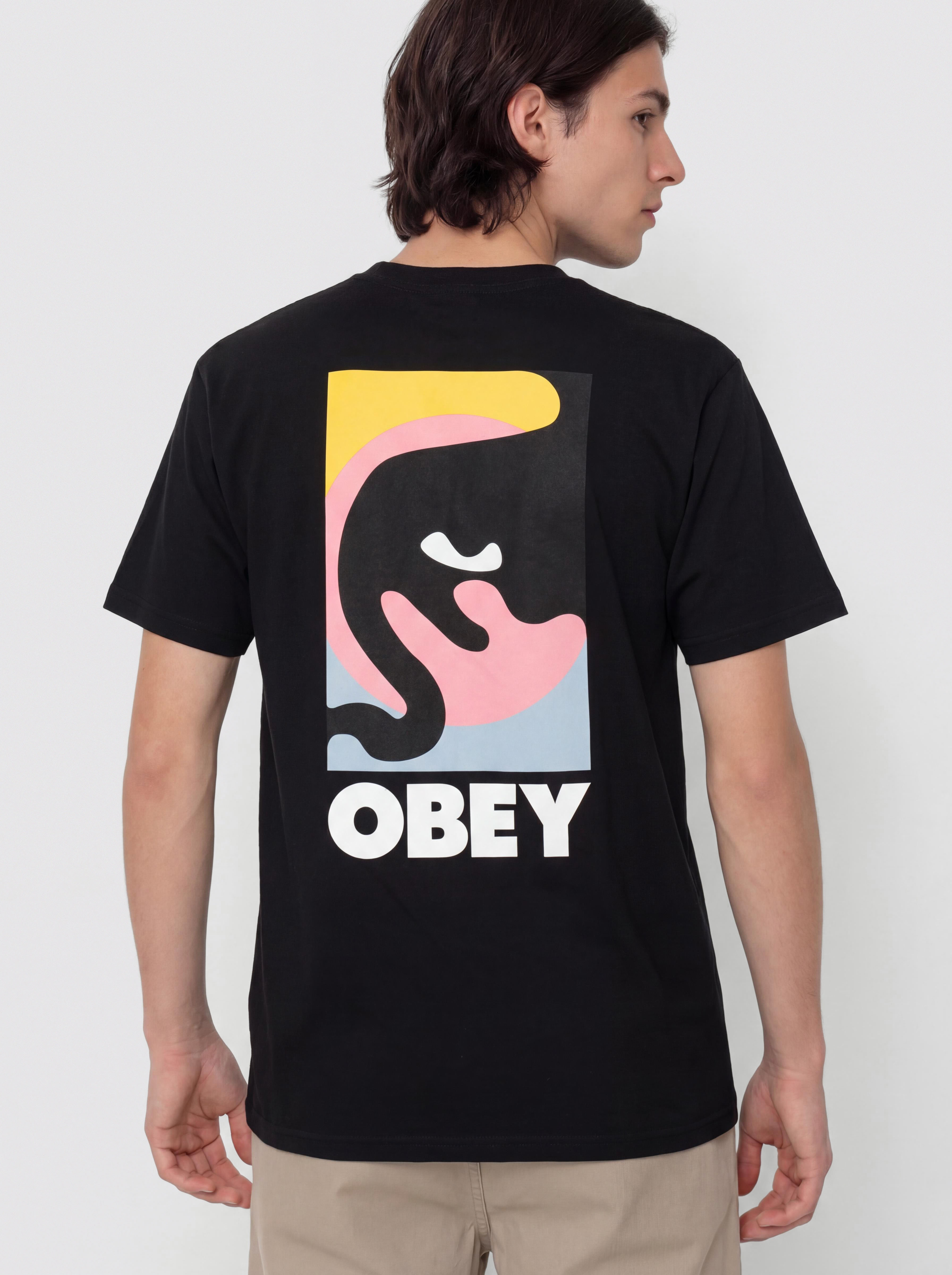 Tricou OBEY Obey Quarter Icon (black)