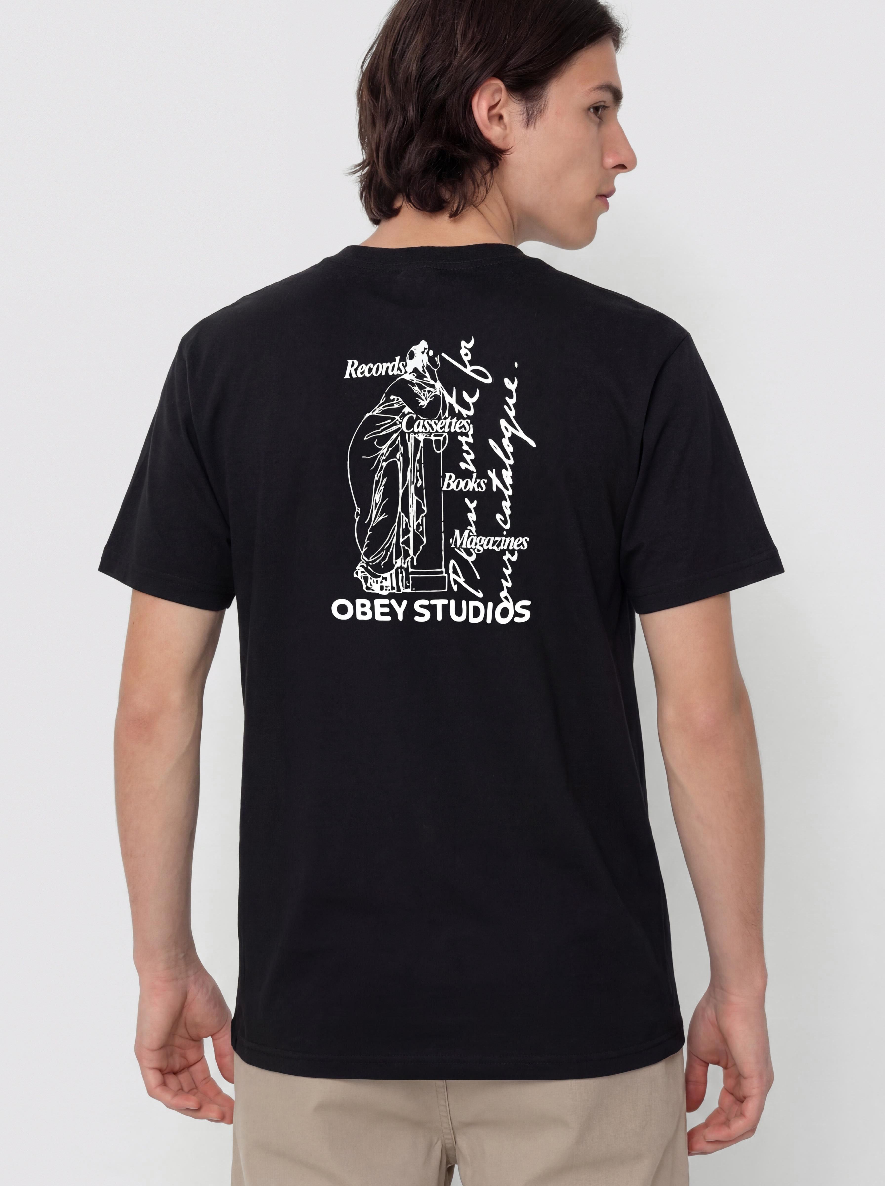Tricou OBEY Studios Catalogue (black)