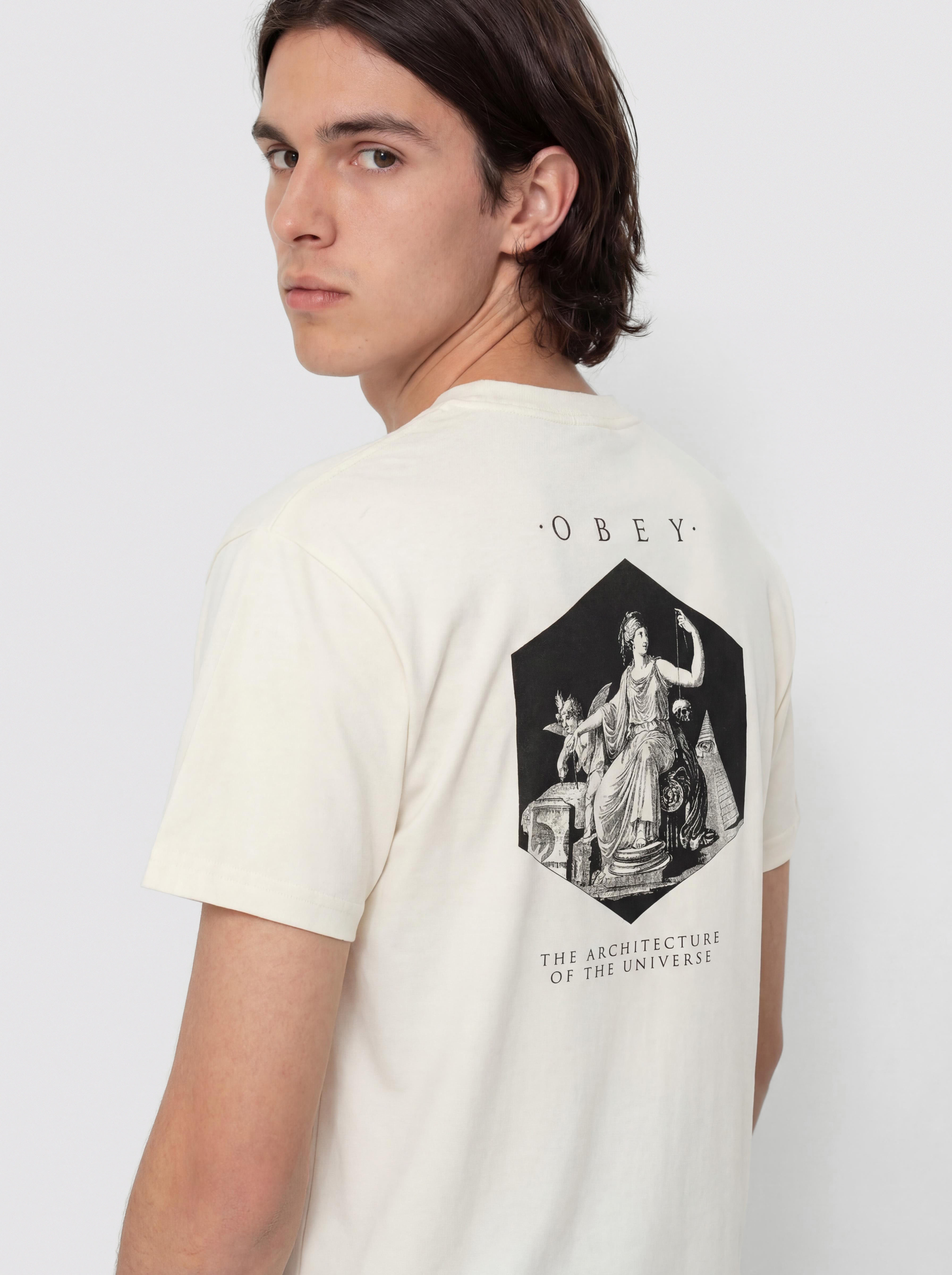 Tricou OBEY Architecture Of The Uni (vintage white)