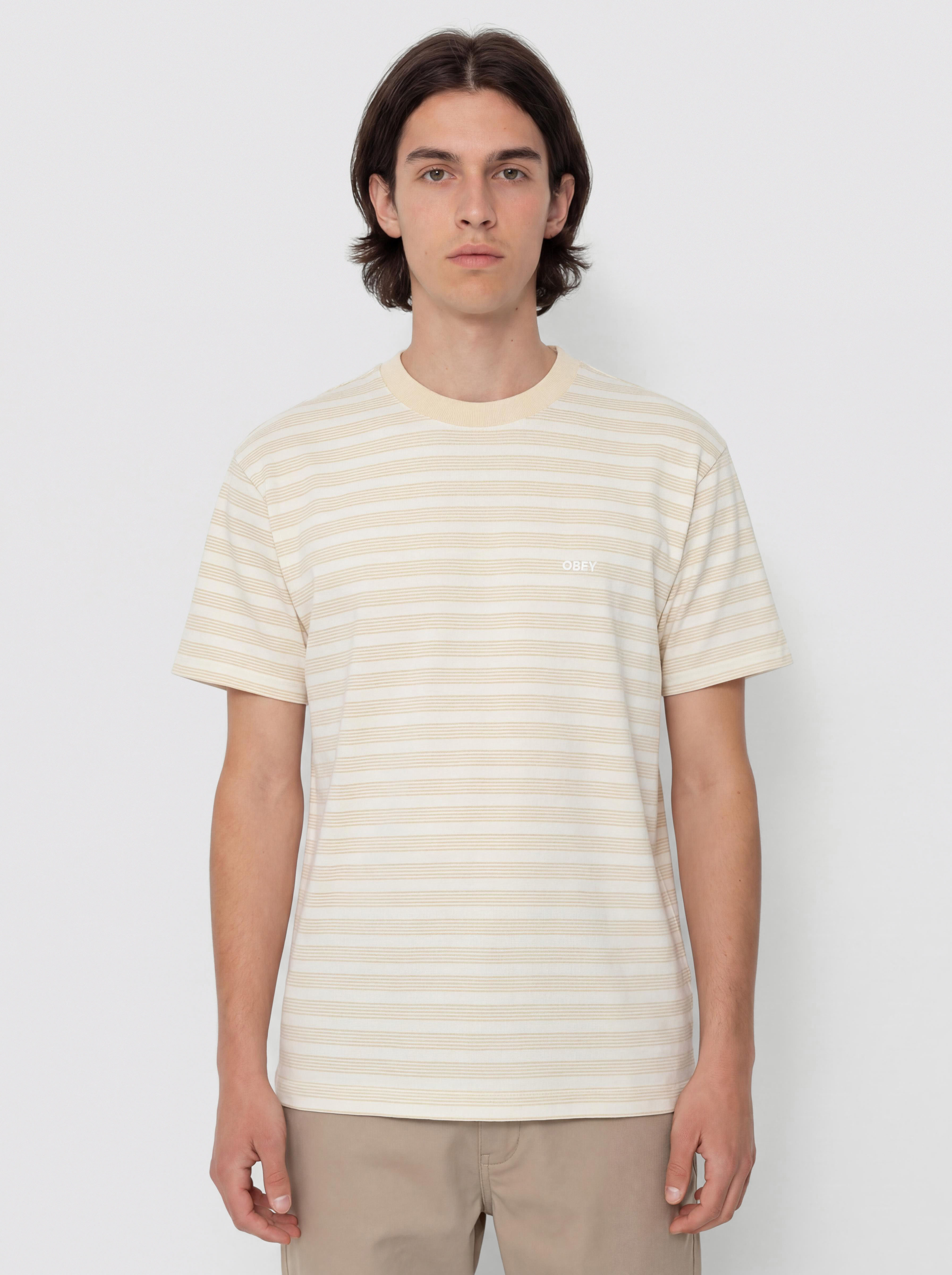 Tricou OBEY Cordell (antique white multi)