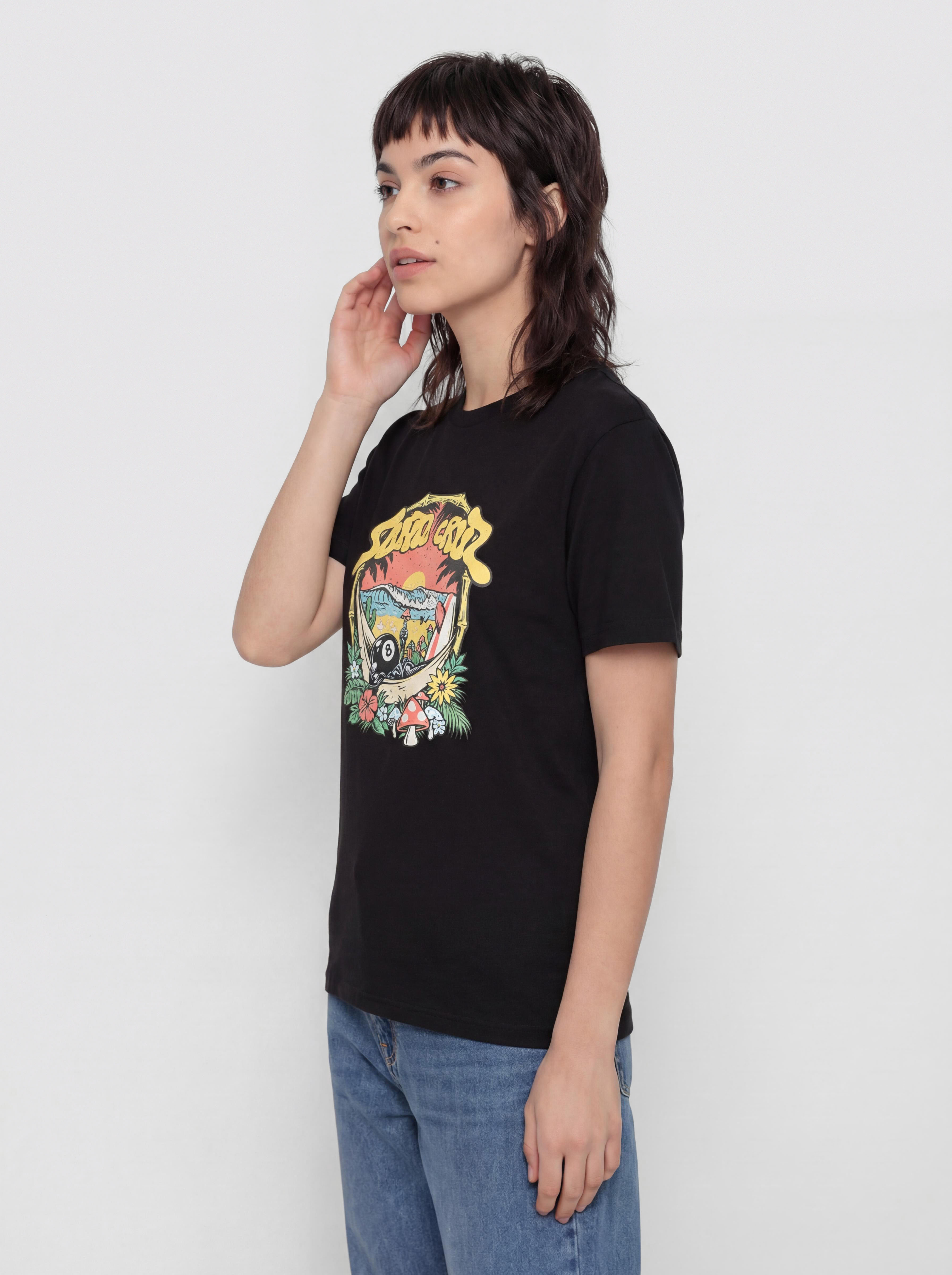 Tricou Santa Cruz Winkowski 8Baller Trip Front Wmn (black)