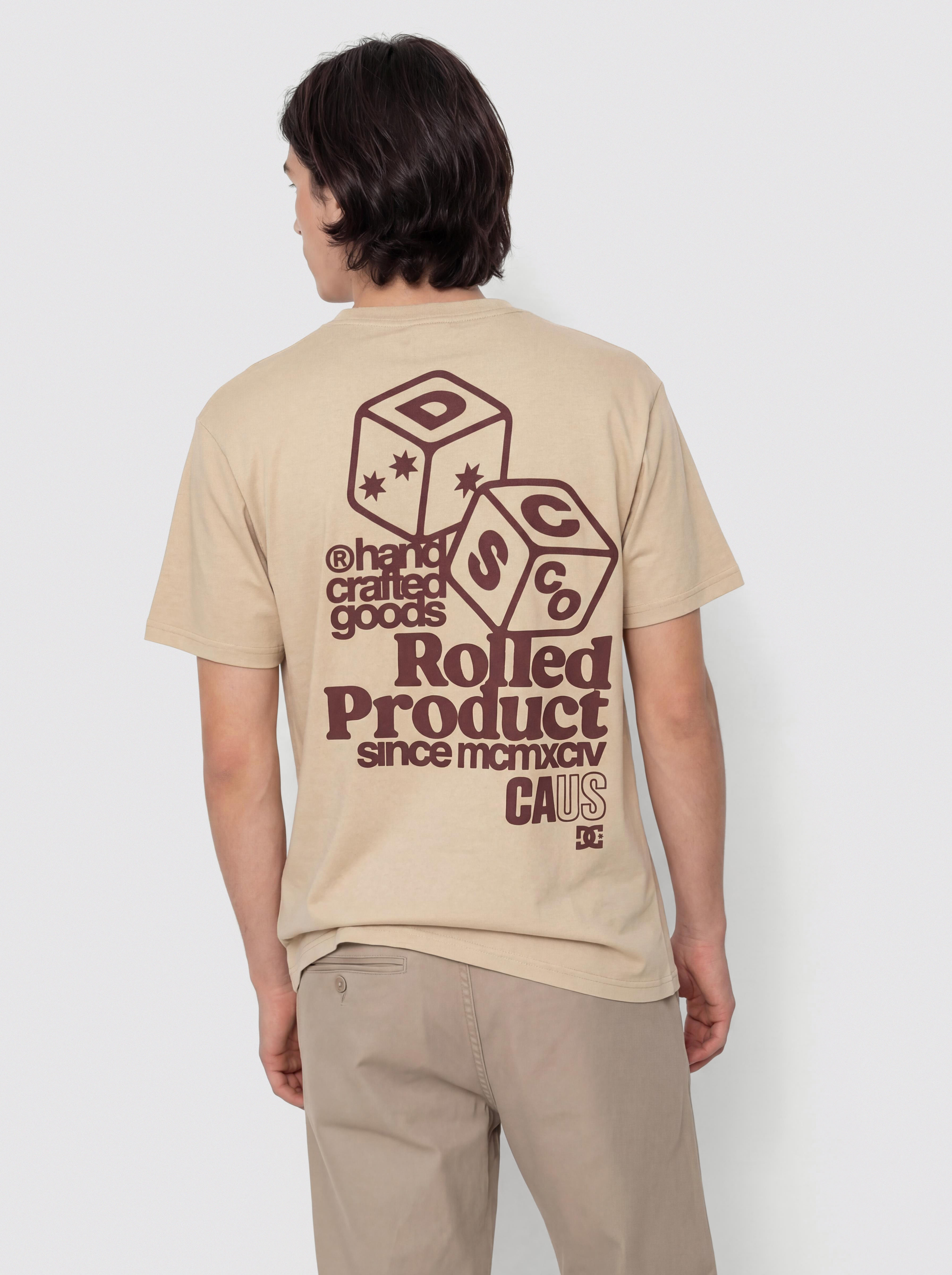 Tricou DC High Rollin (oatmeal)