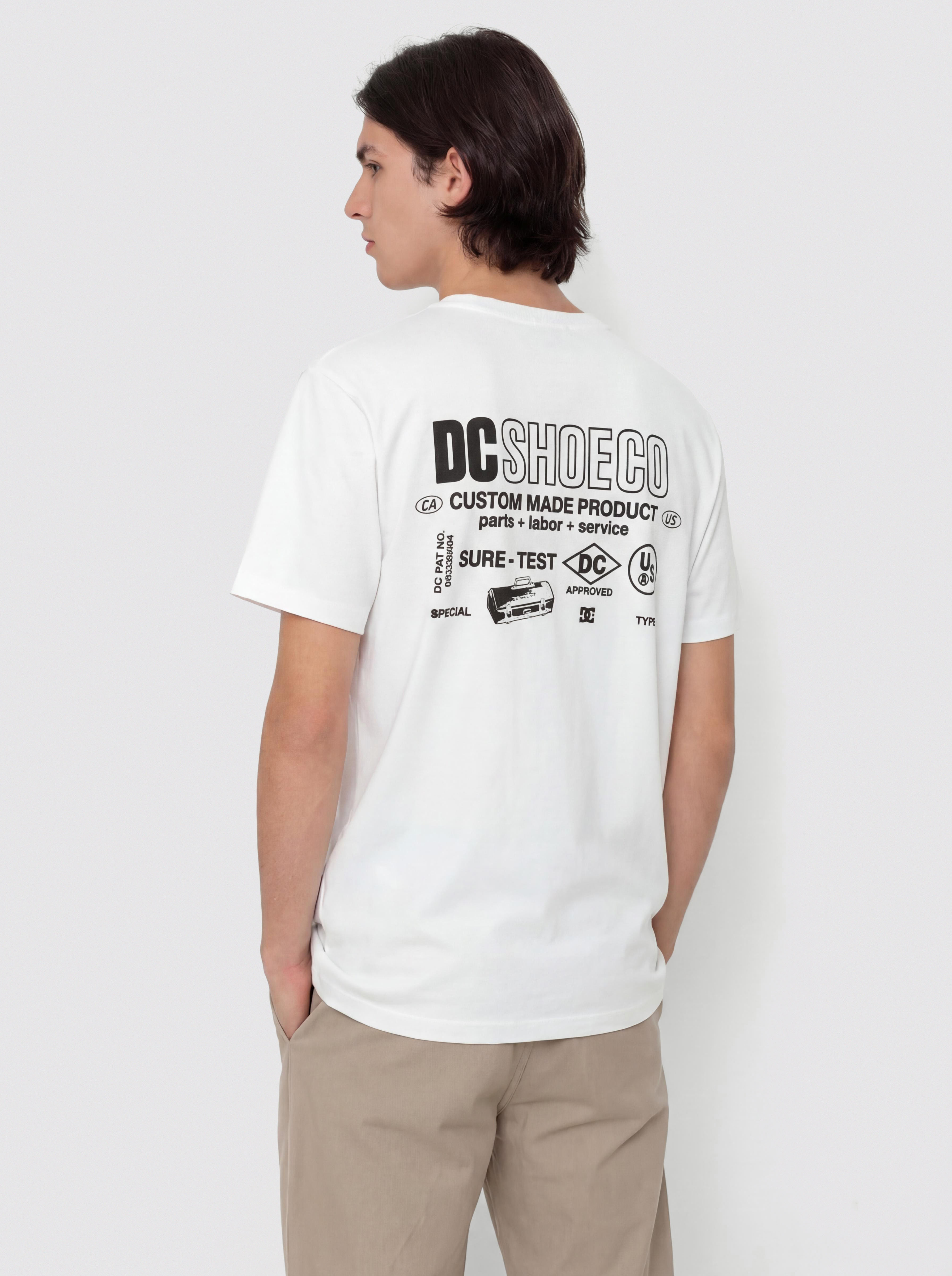 Tricou DC Made Custom (white)